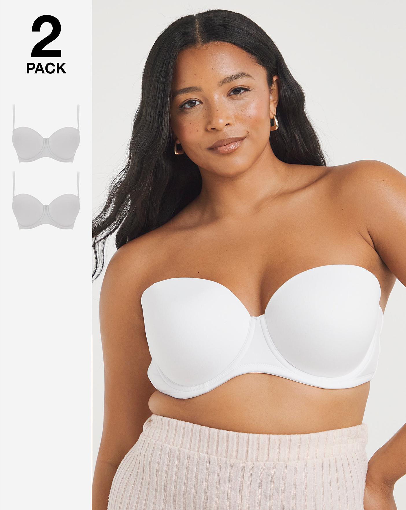2 Pk Feather Touch Multiway Moulded Bras