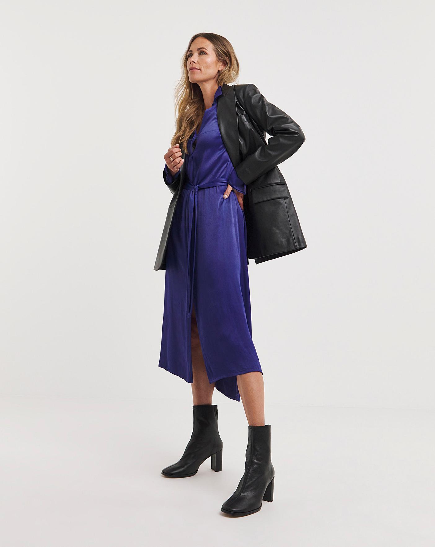 Missguided satin outlet shirt dress