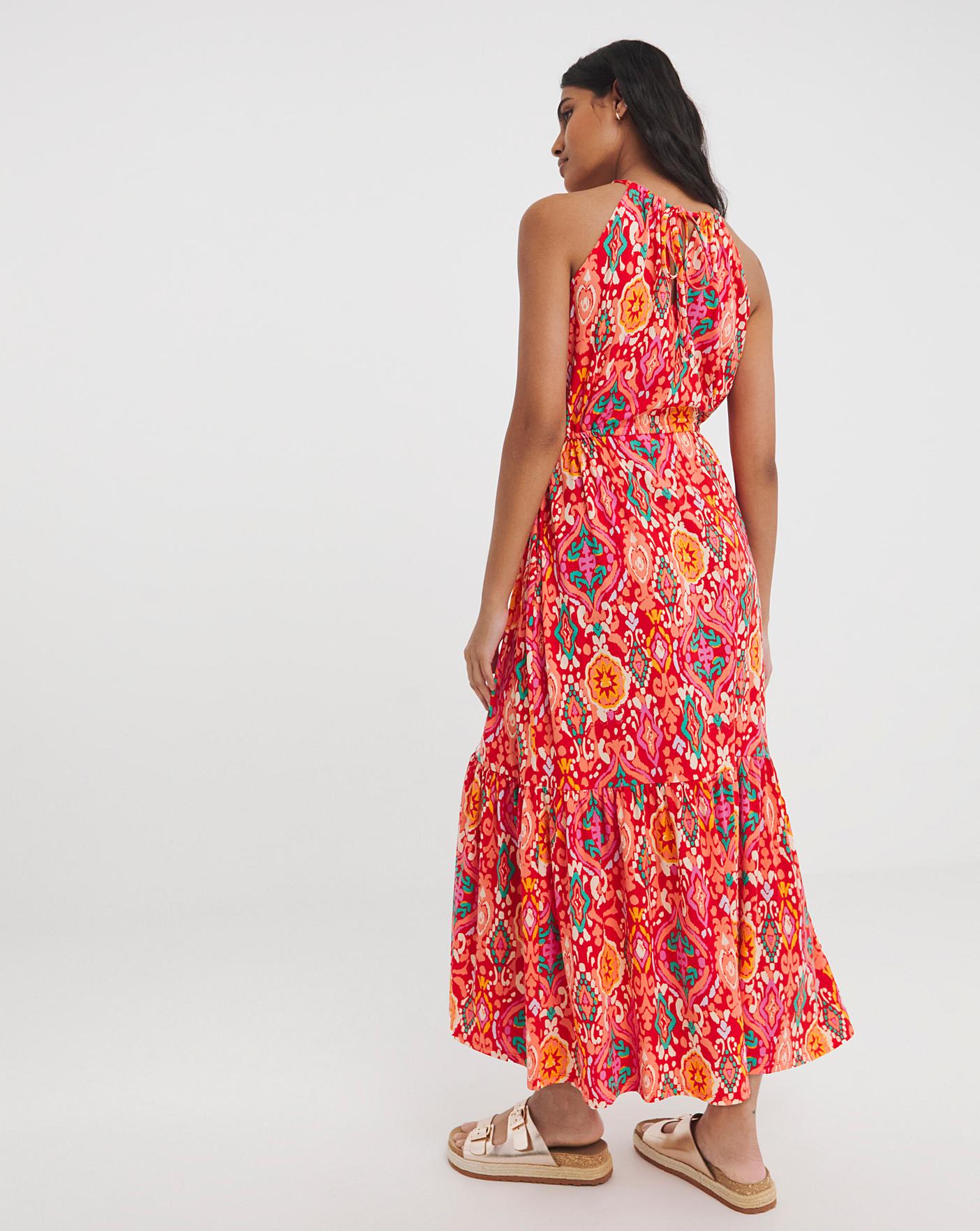 Soft Touch Halter Neck Maxi Dress | Ambrose Wilson