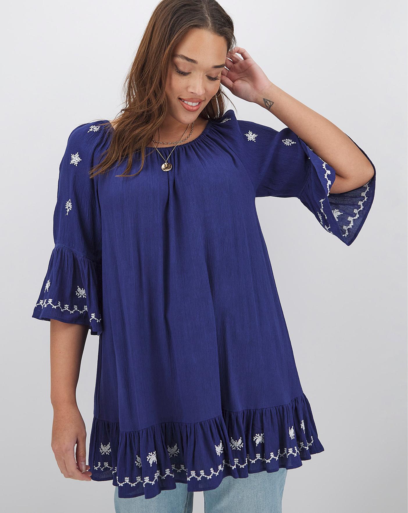 Joe Browns Embroidered Floaty Summer Top | Simply Be