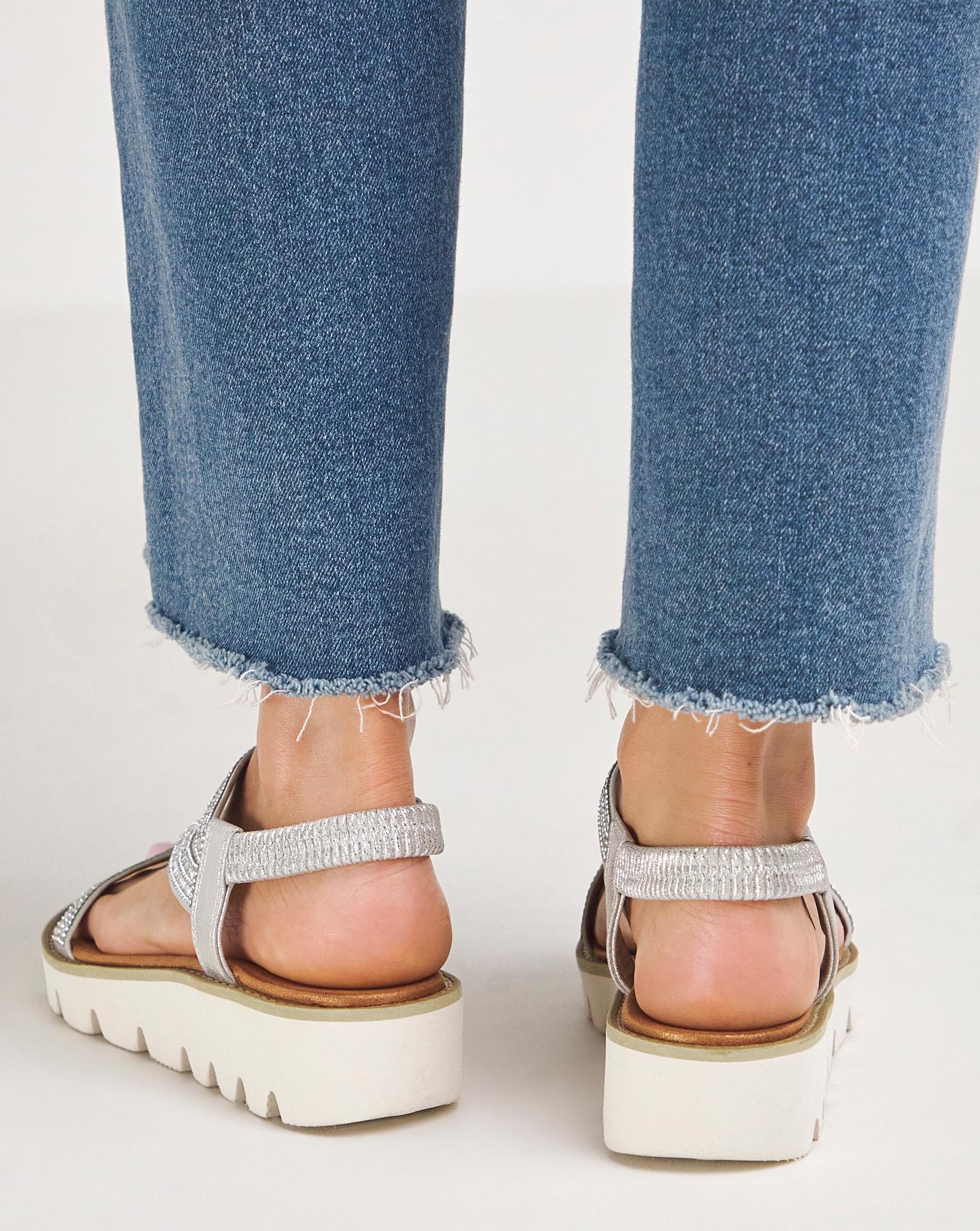 Heavenly Feet Fresco Sandals Wide Fit | J D Williams