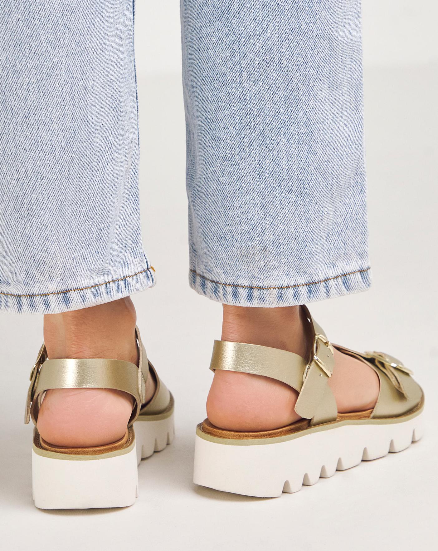 Heavenly Feet Trudy Sandals Wide Fit | J D Williams