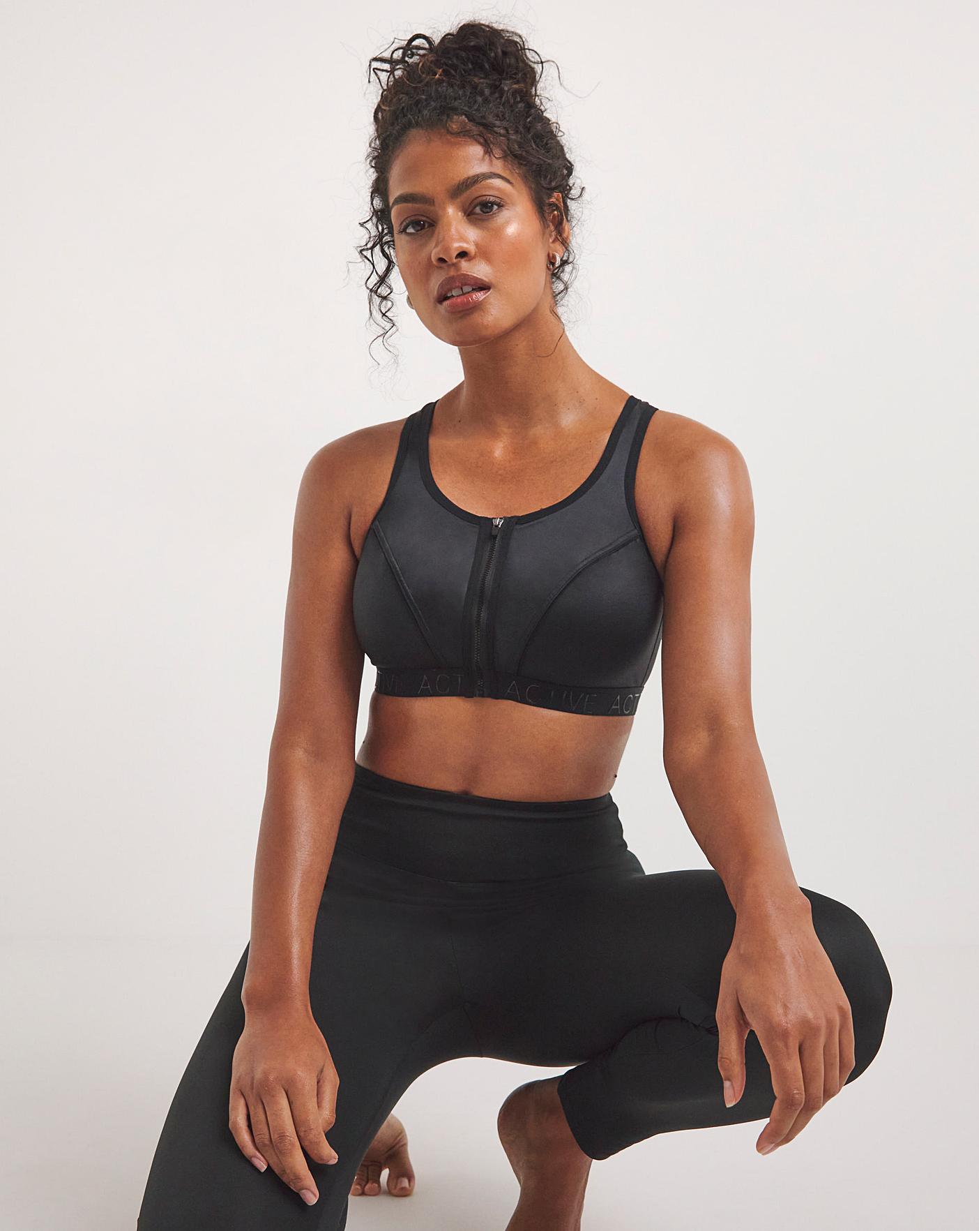 Buy Next Active Sports High Impact Zip Front Bra from the Laura Ashley  online shop