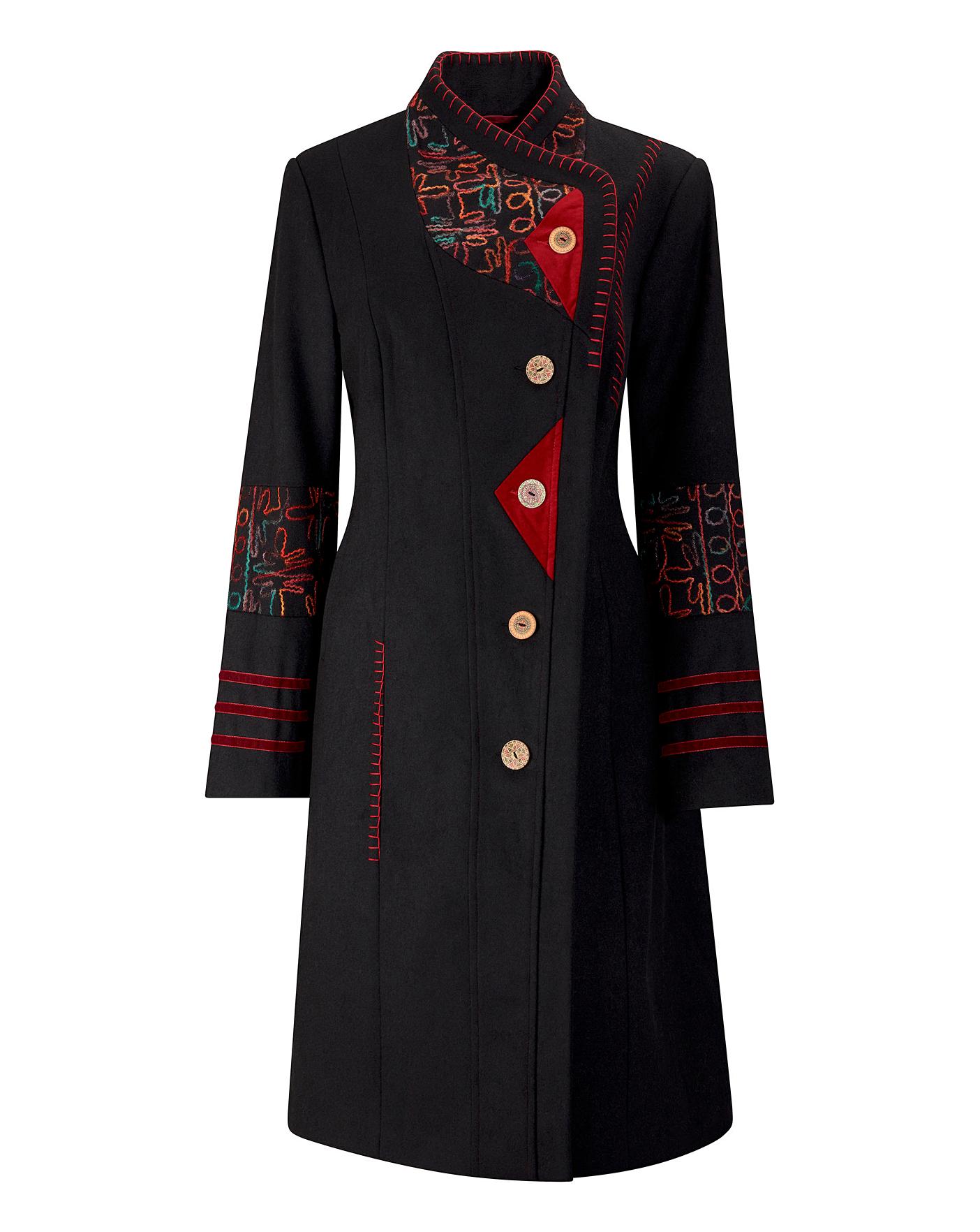 Joe browns elegant embroidered coat Clearance