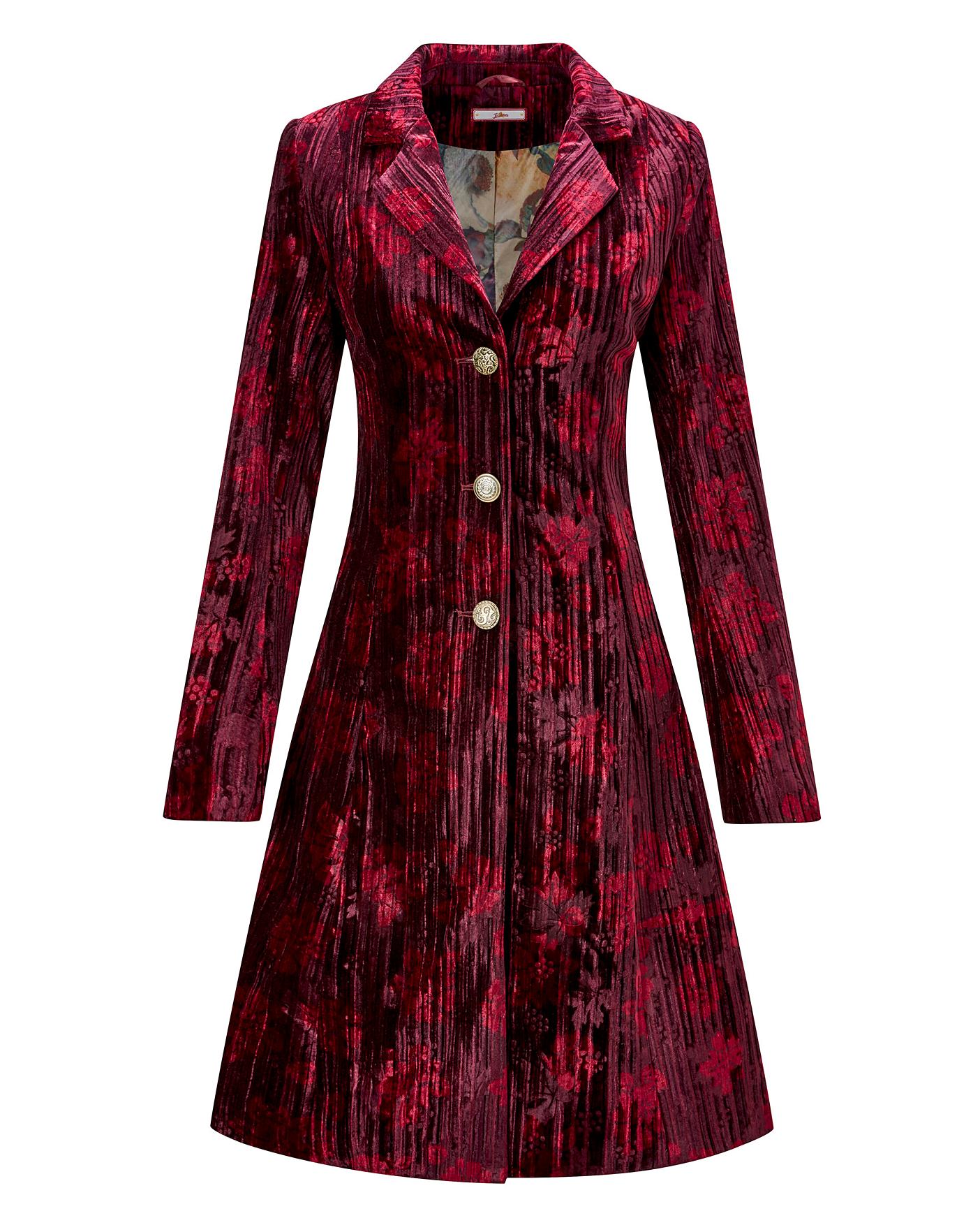 Joe browns perfect velvet coat Clearance