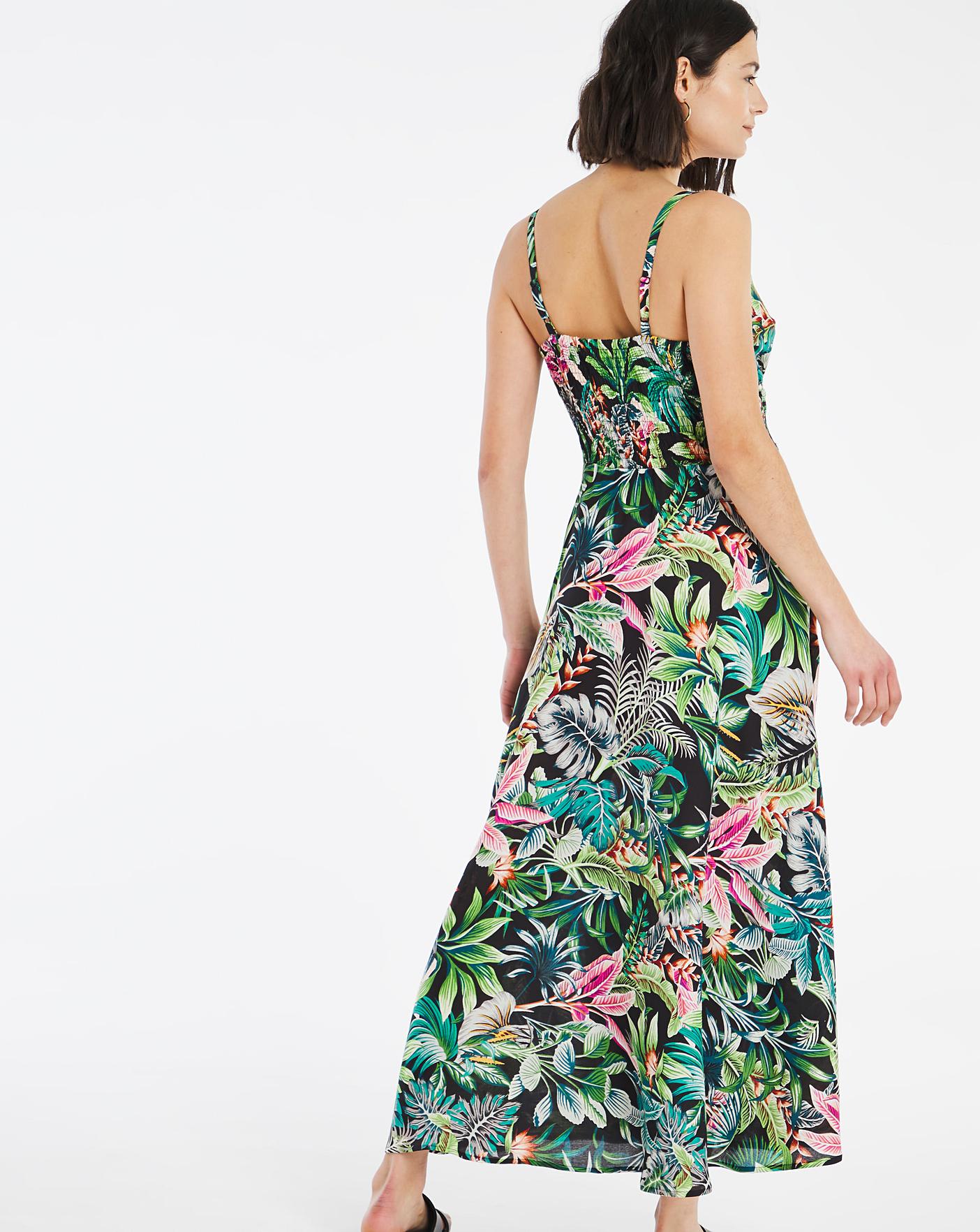 yumi tropical mirror dress