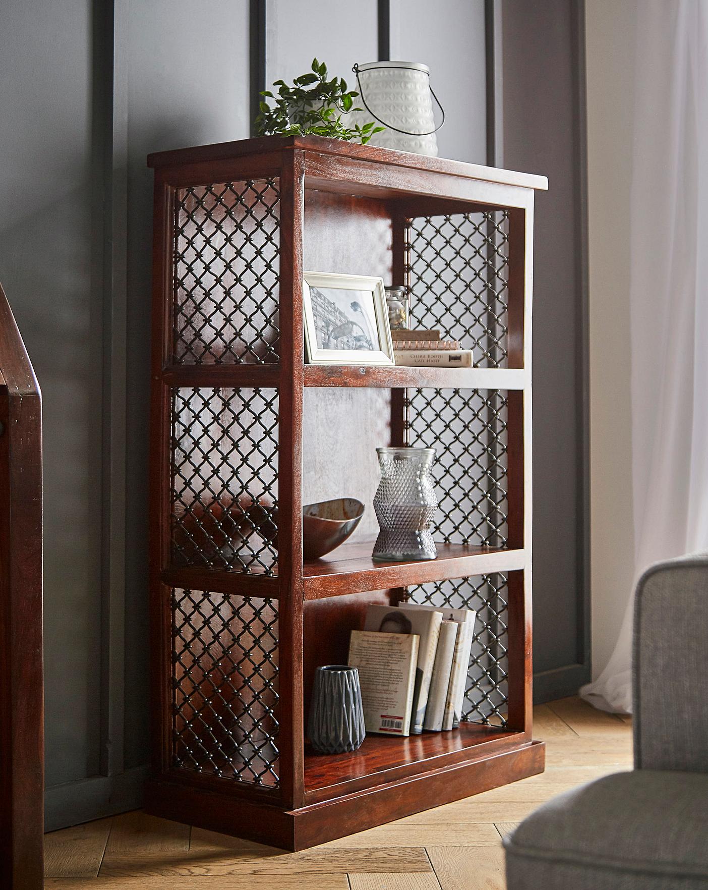 Jaipur Acacia Wood Bookcase House Of Bath