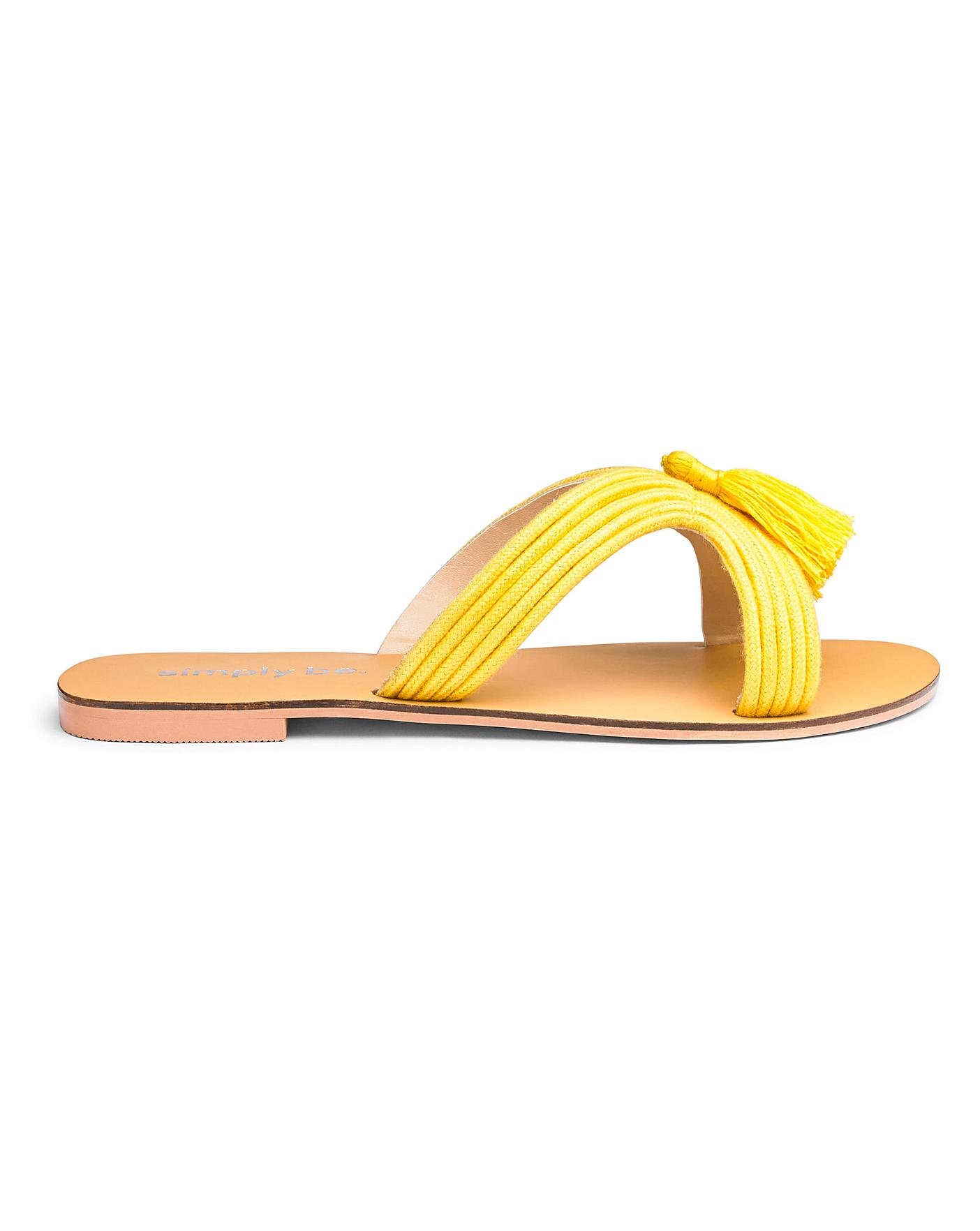 extra wide slide sandals