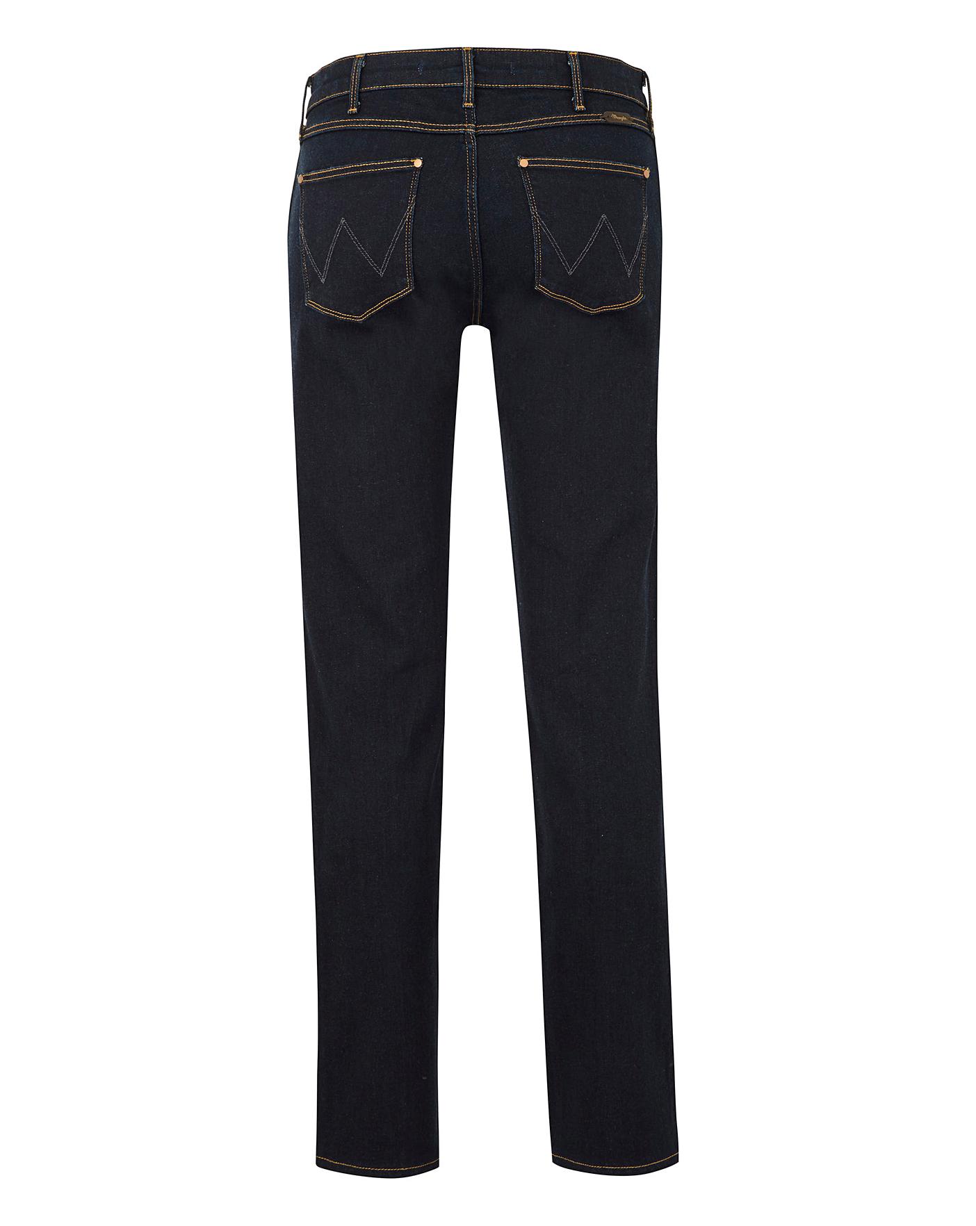 wrangler drew jeans black