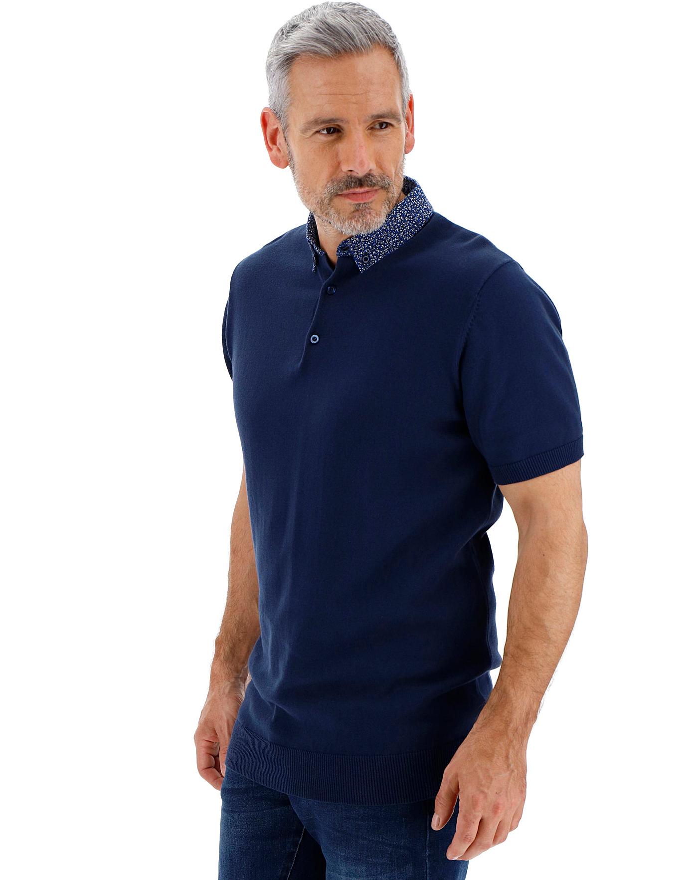 navy polo shirt outfit