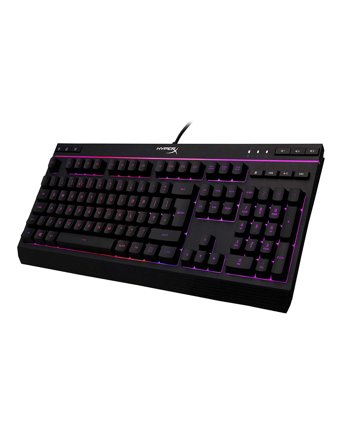 Клавиатура HYPERX Alloy Core RGB. HYPERX Alloy Core RGB membrane Gaming Keyboard.