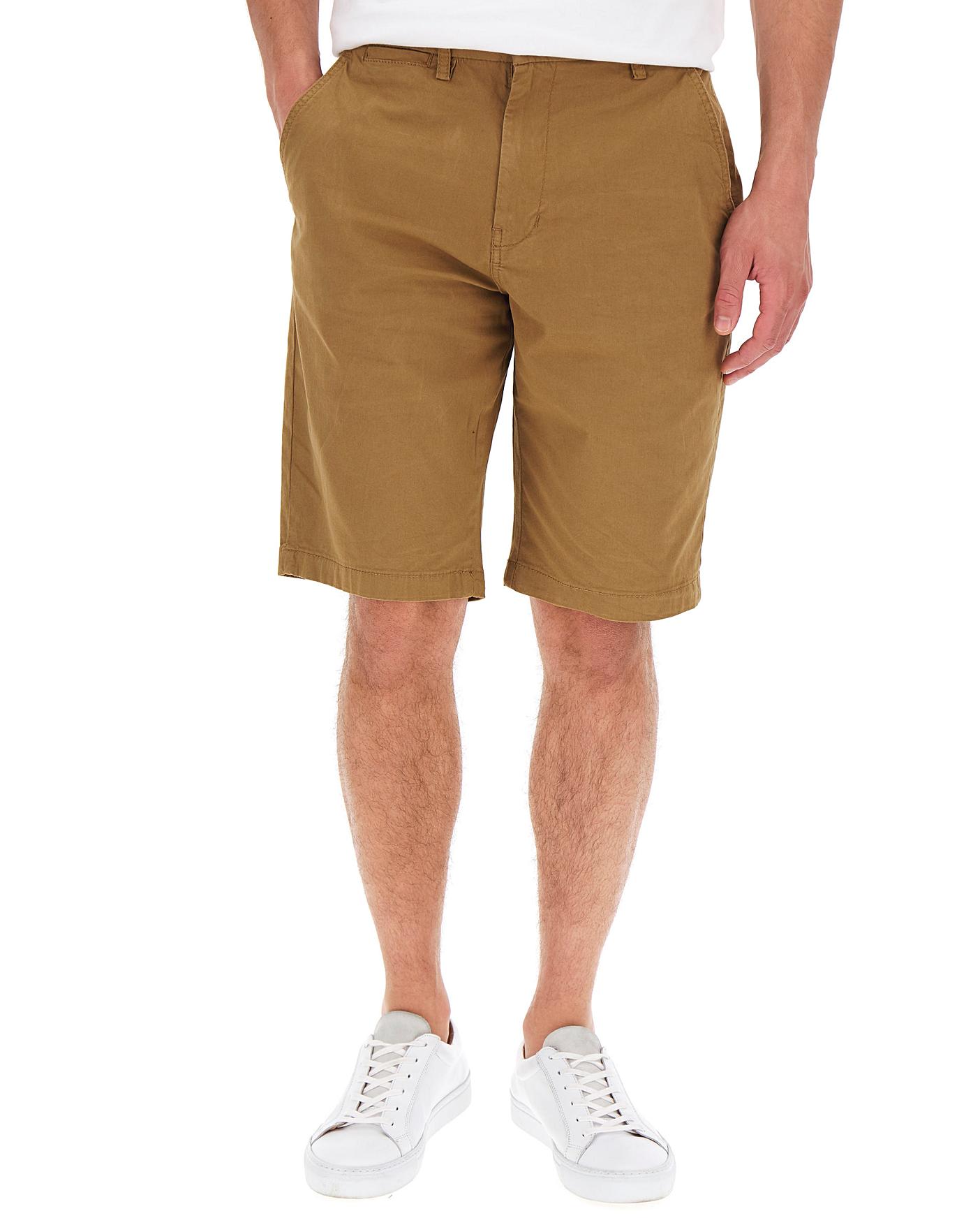 stretch chino shorts