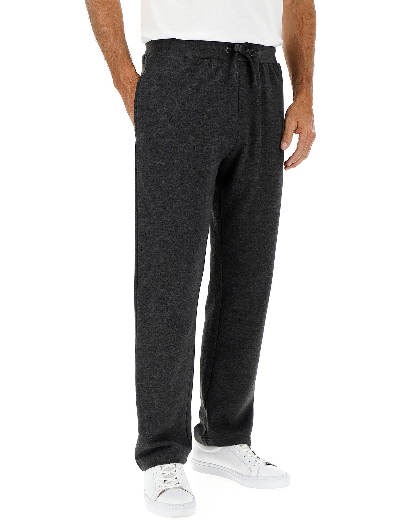 straight hem jog pants