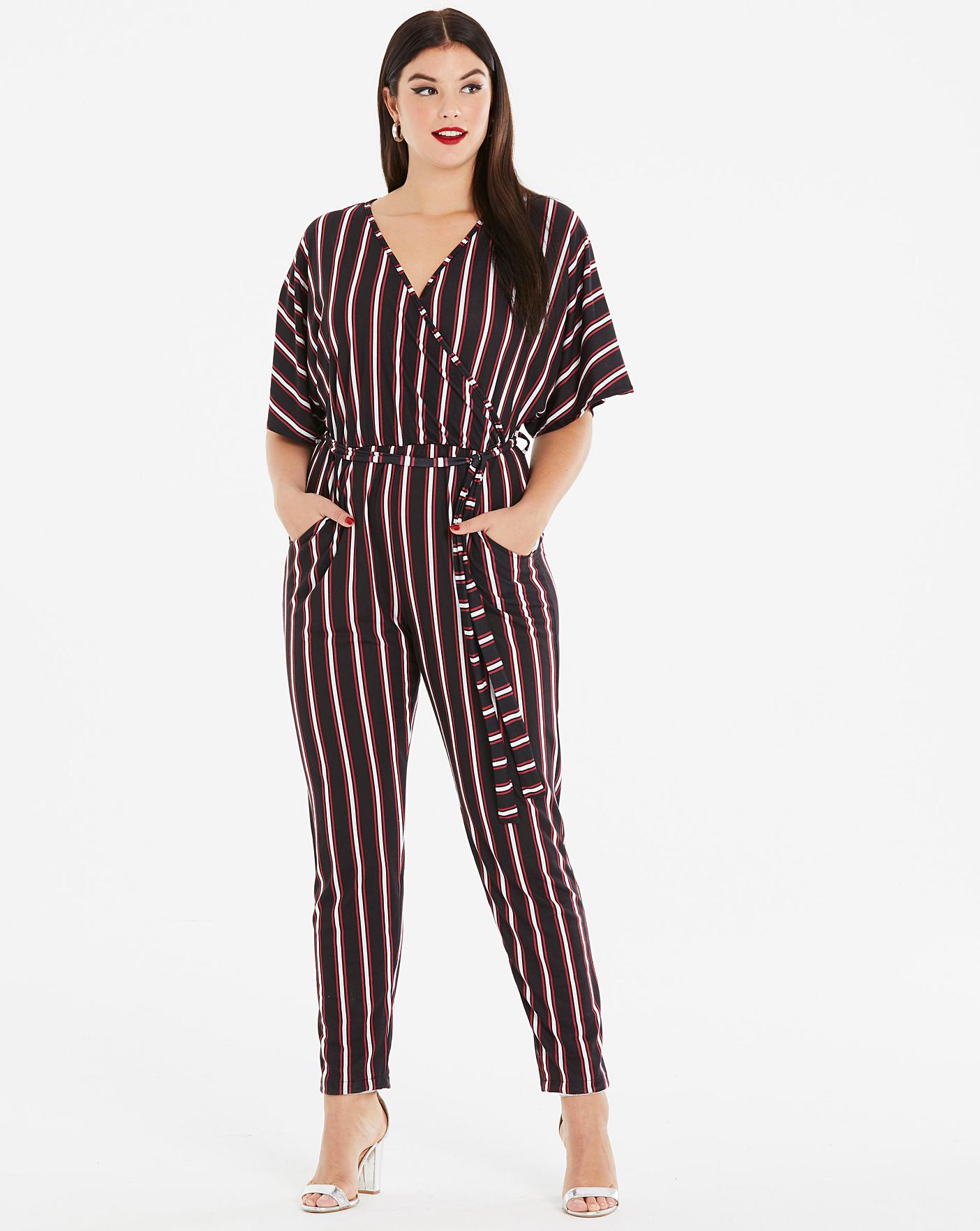 pink wrap jumpsuit