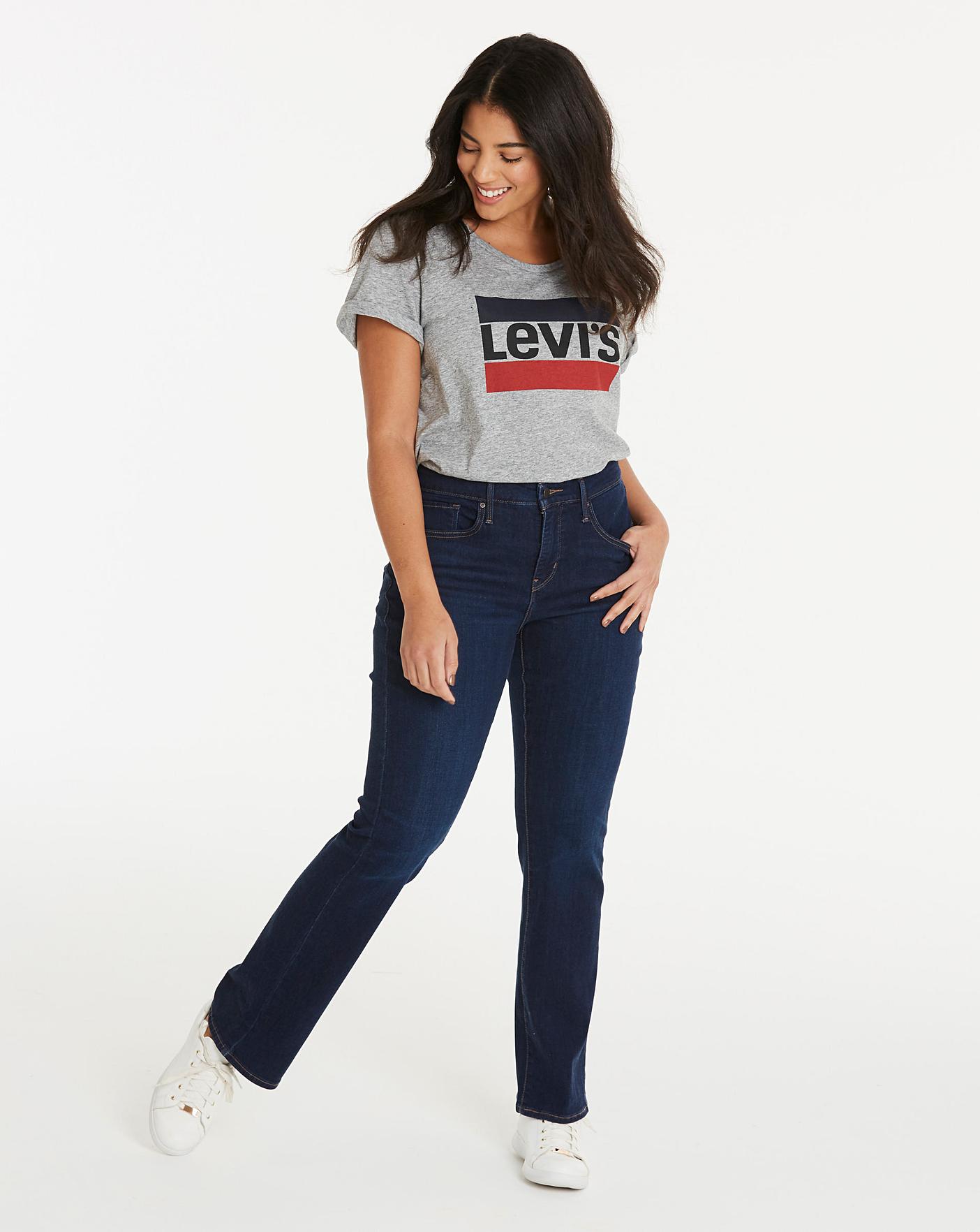 shaping bootcut levi's