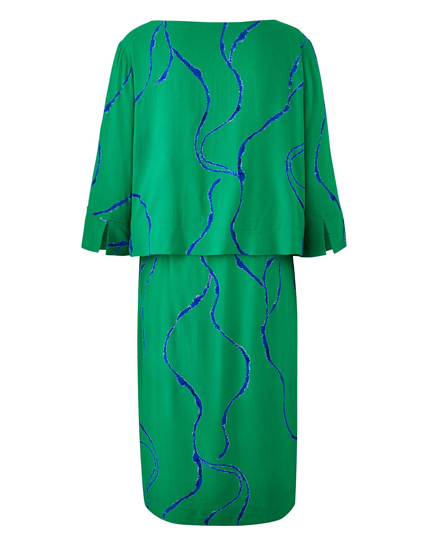 I.Scenery Printed Shift Dress J D Williams