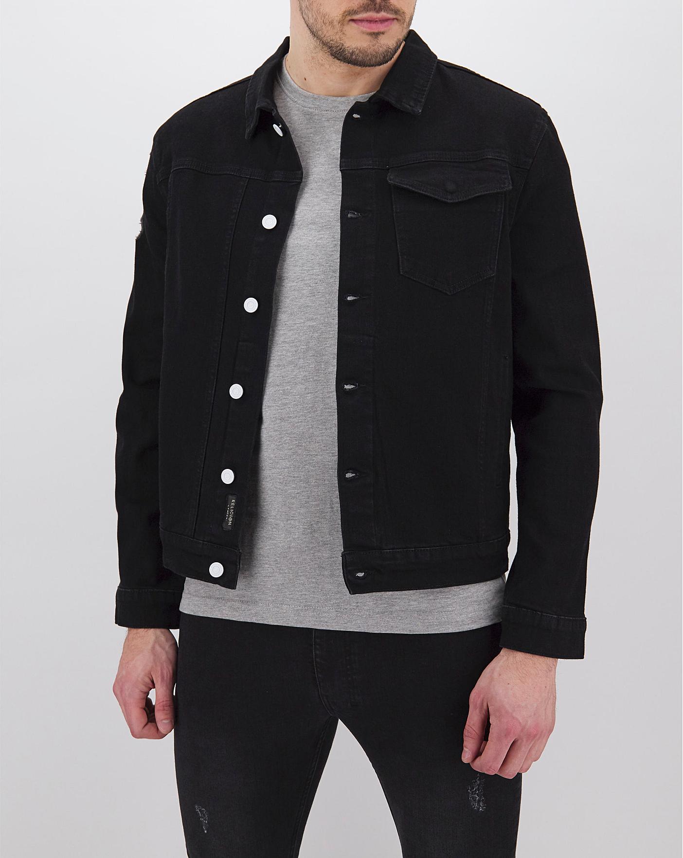 Religion Underground Denim Jacket Long | Jacamo