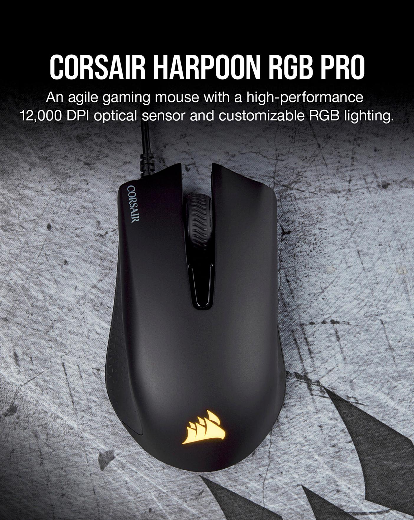 Corsair Harpoon RGB Pro Gaming Mouse | Oxendales