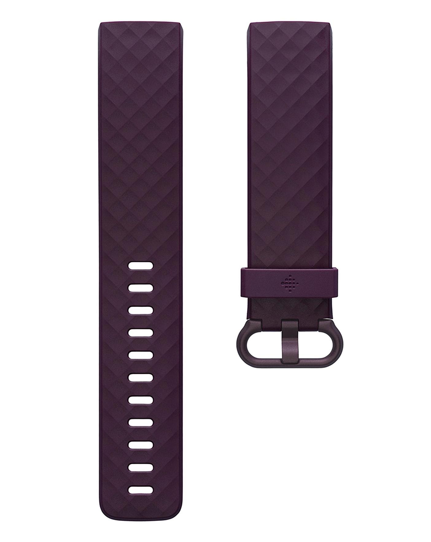 fitbit charge 4 woven band rosewood