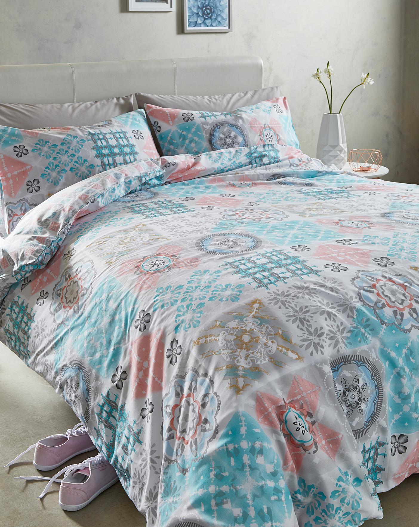 Milano Reversible Print Duvet Cover Set Fashion World