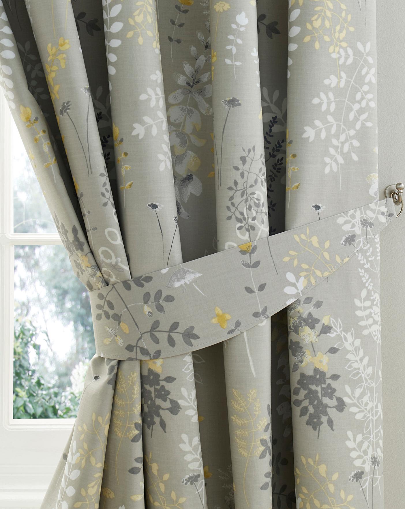 Haze Thermal Lined Pencil Pleat Curtains House of Bath