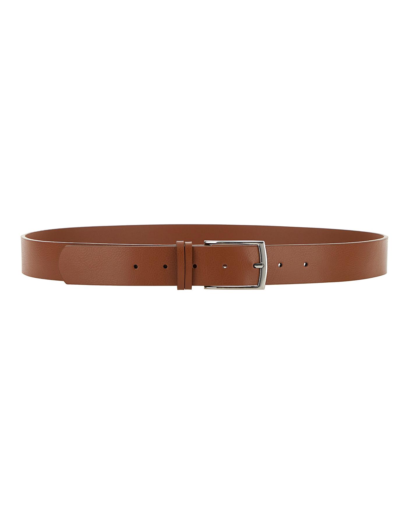 slim brown belt