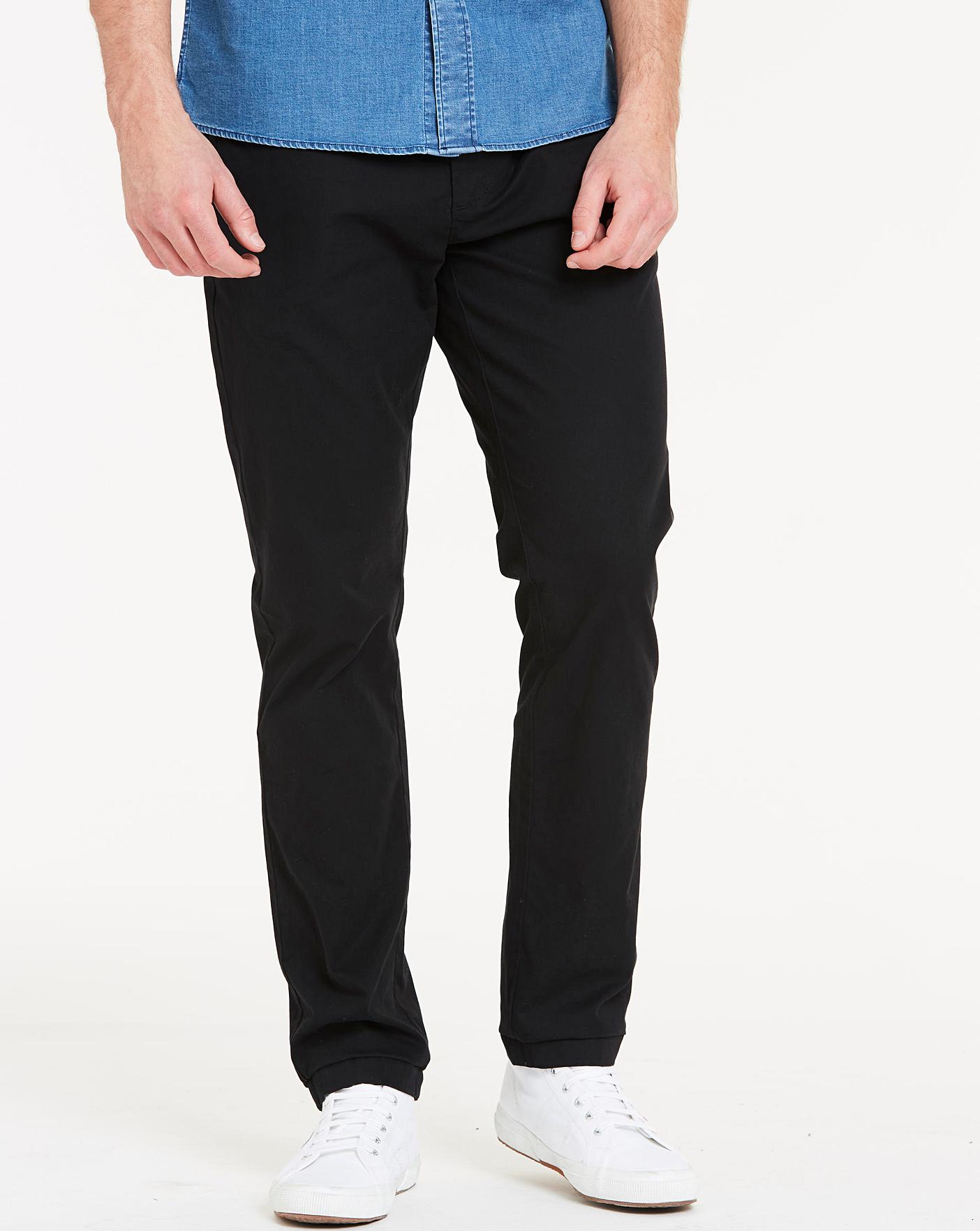 elasticated chinos