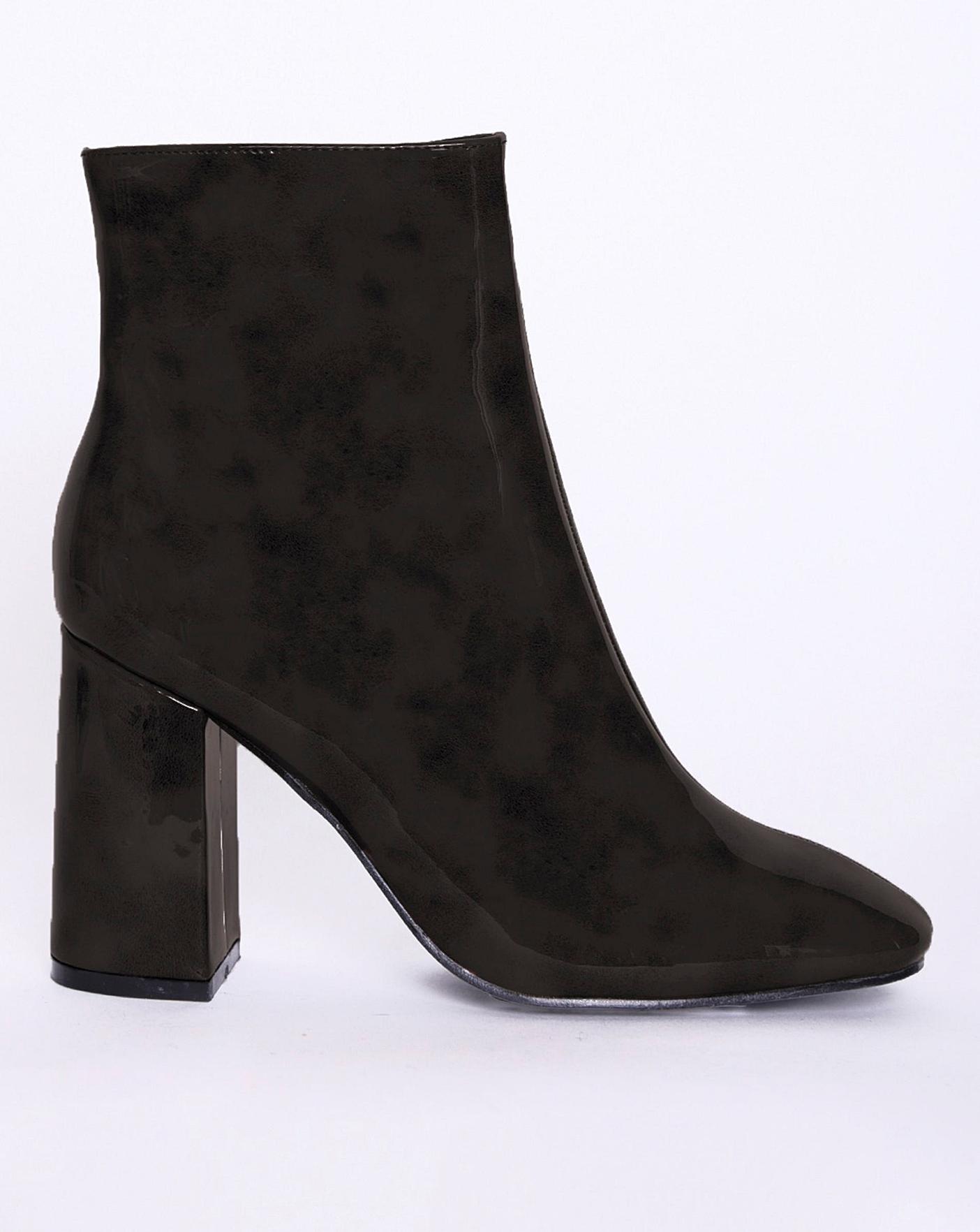 heeled ankle boots wide fit