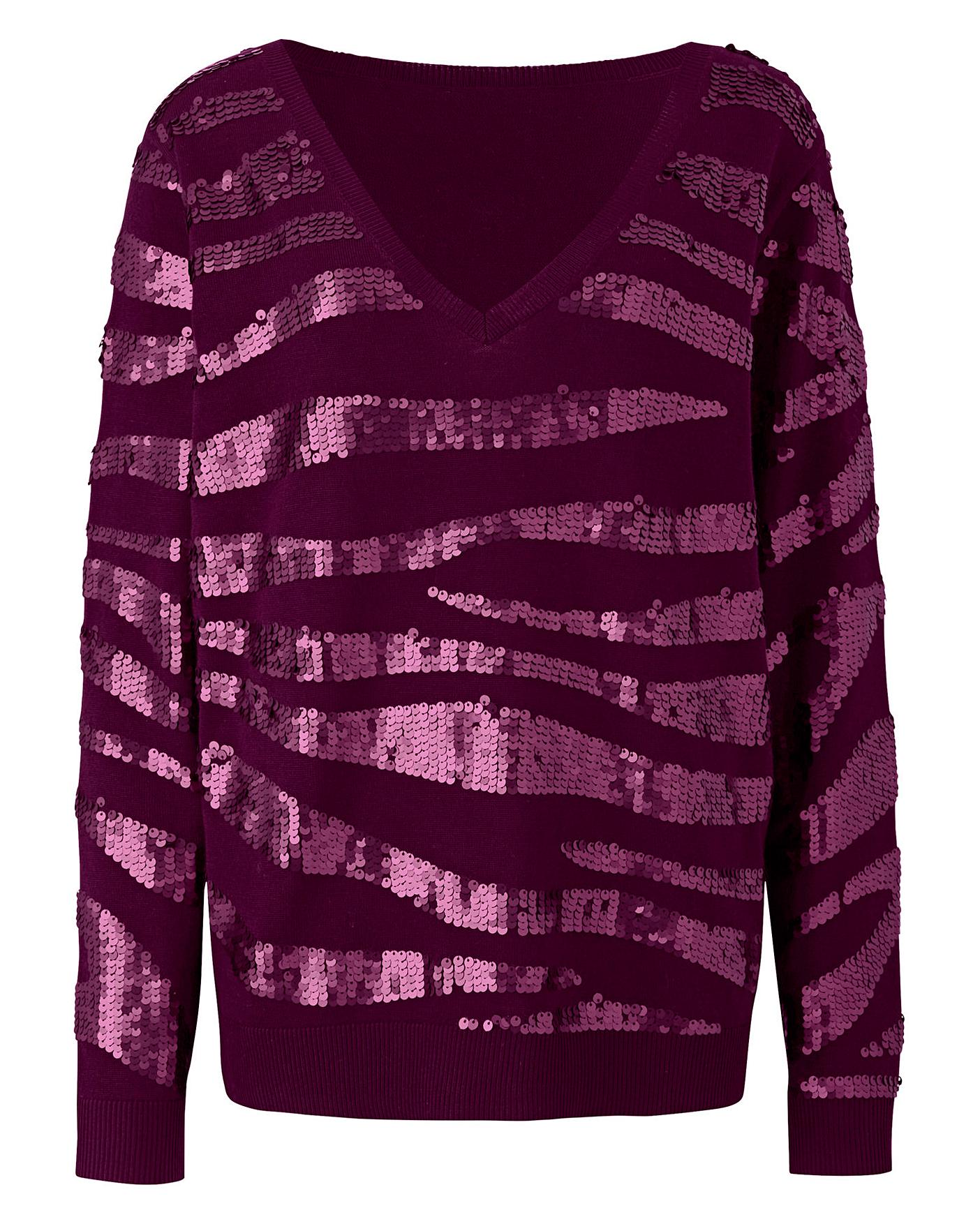 Purple hot sale sparkly jumper