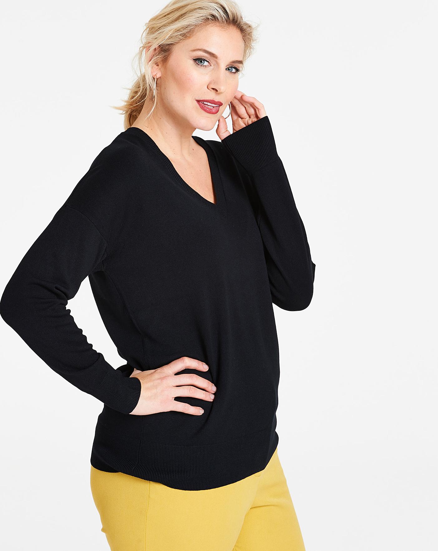 Pack of 2 VNeck Jumpers J D Williams