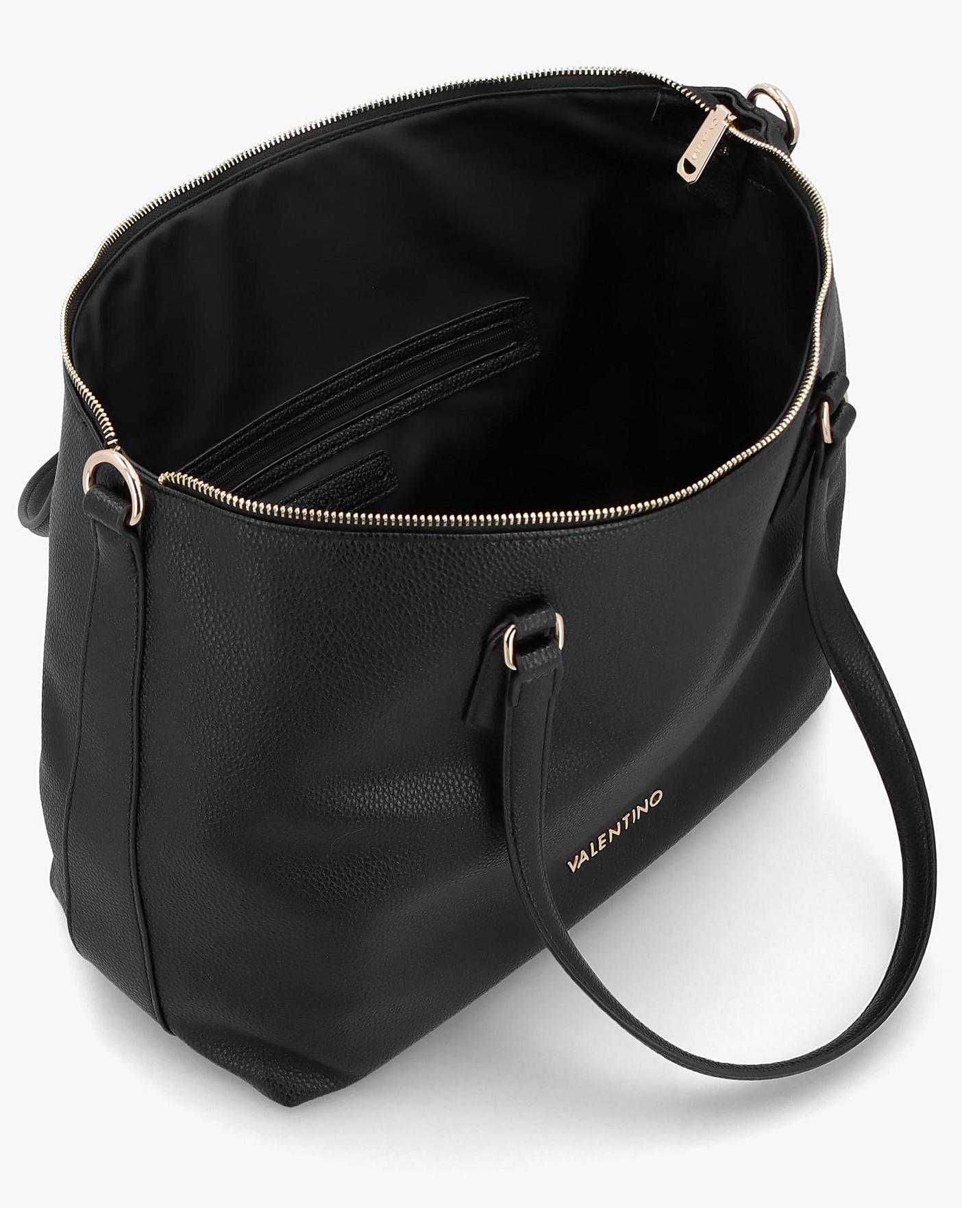 Valentino Bags Naif Black Shopper Bag Simply Be