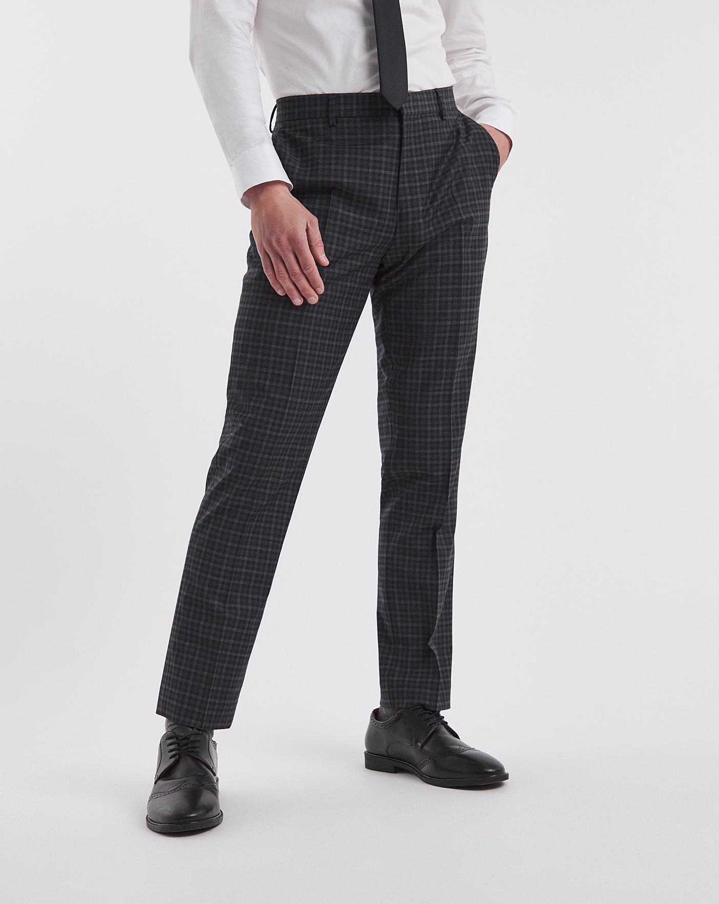 Brook Taverner 8934 Fabian Check Trouser - All Clothing