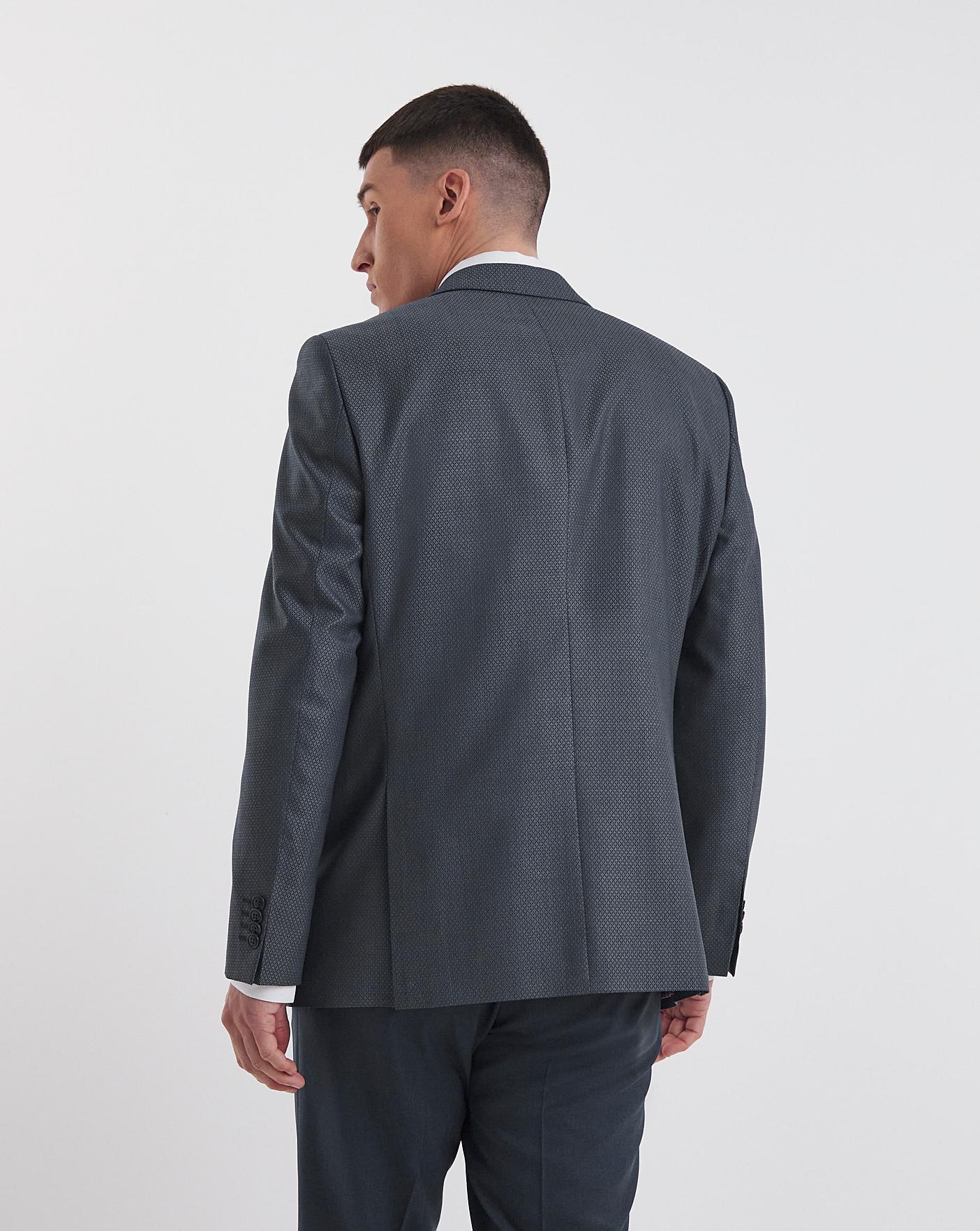 William Hunt Jacquard Satin Lapel Blazer | Marisota