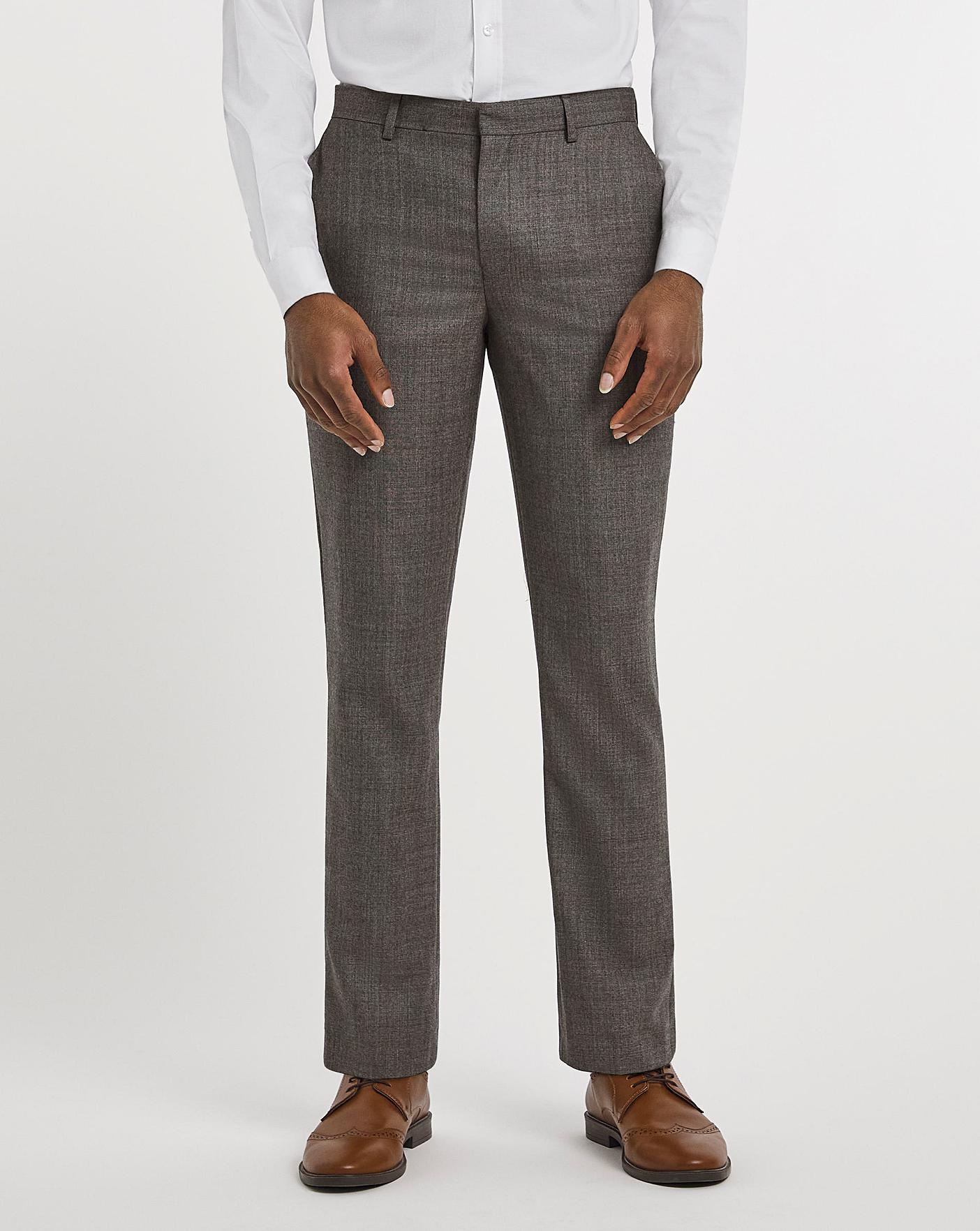 STRETCH TEXTURED TROUSERS – Oxford Shop