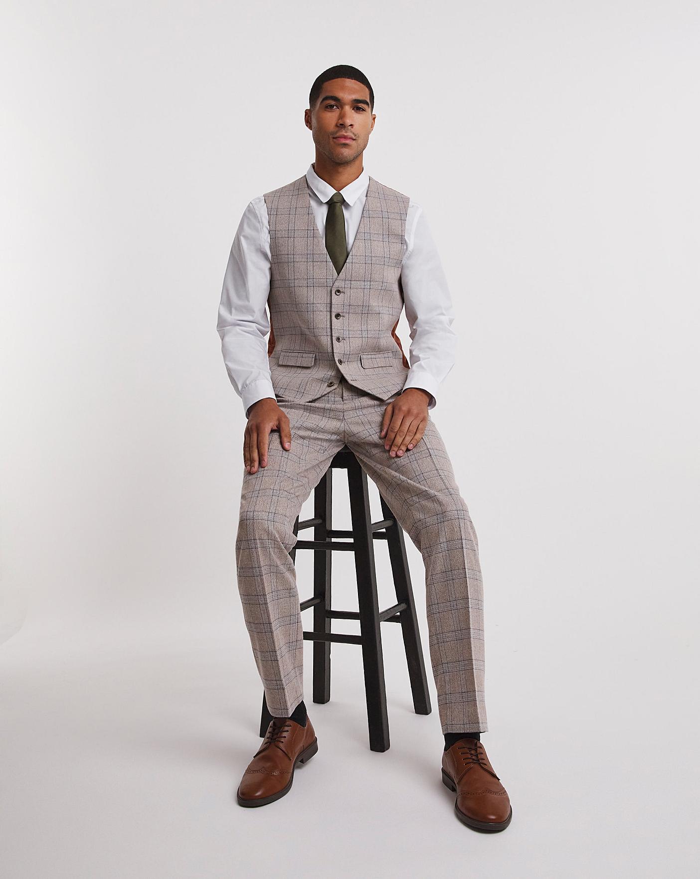 Navy Pic Slim/Tailored Fit Suit - Haig-Harrison's Men's Hire and Tailoring