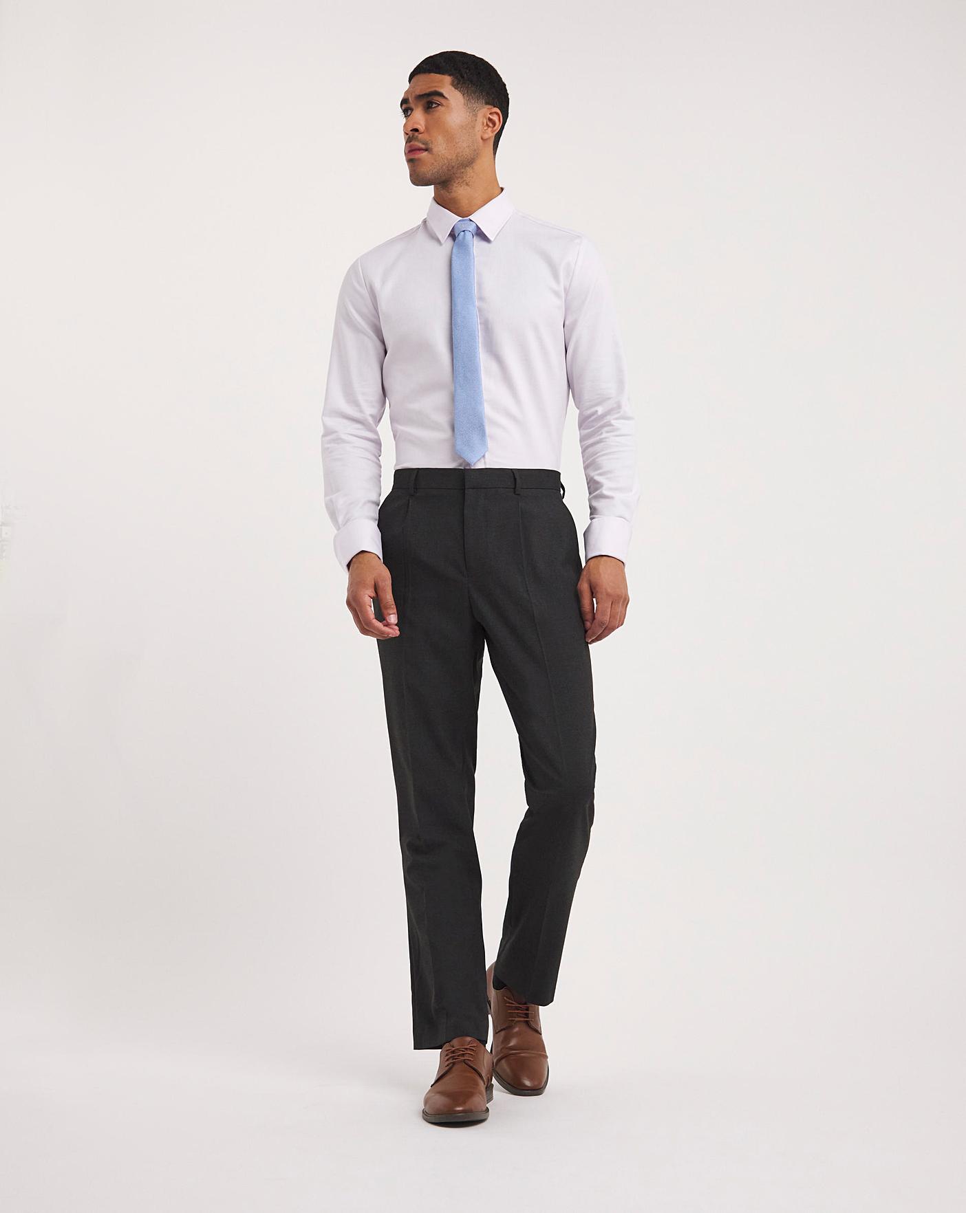 Regular Fit Pleat Formal Trouser | J D Williams