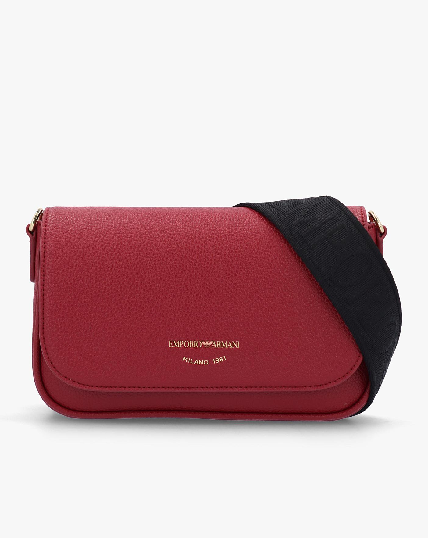 Emporio Armani Burgundy Cross Body Bag Simply Be