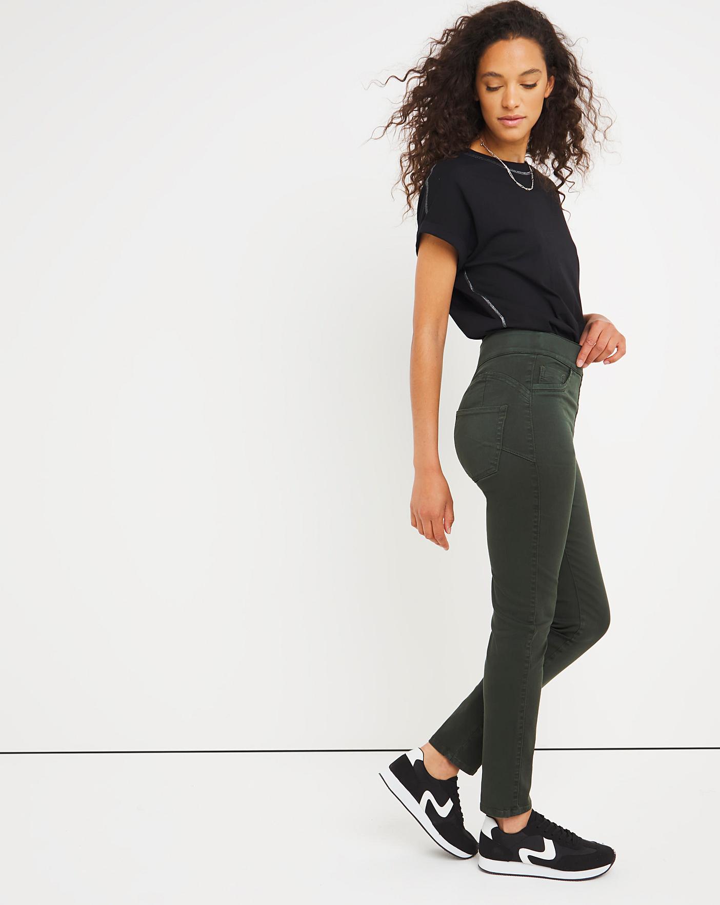 Sculpt \u0026 Define Khaki Slim Leg Jeggings 
