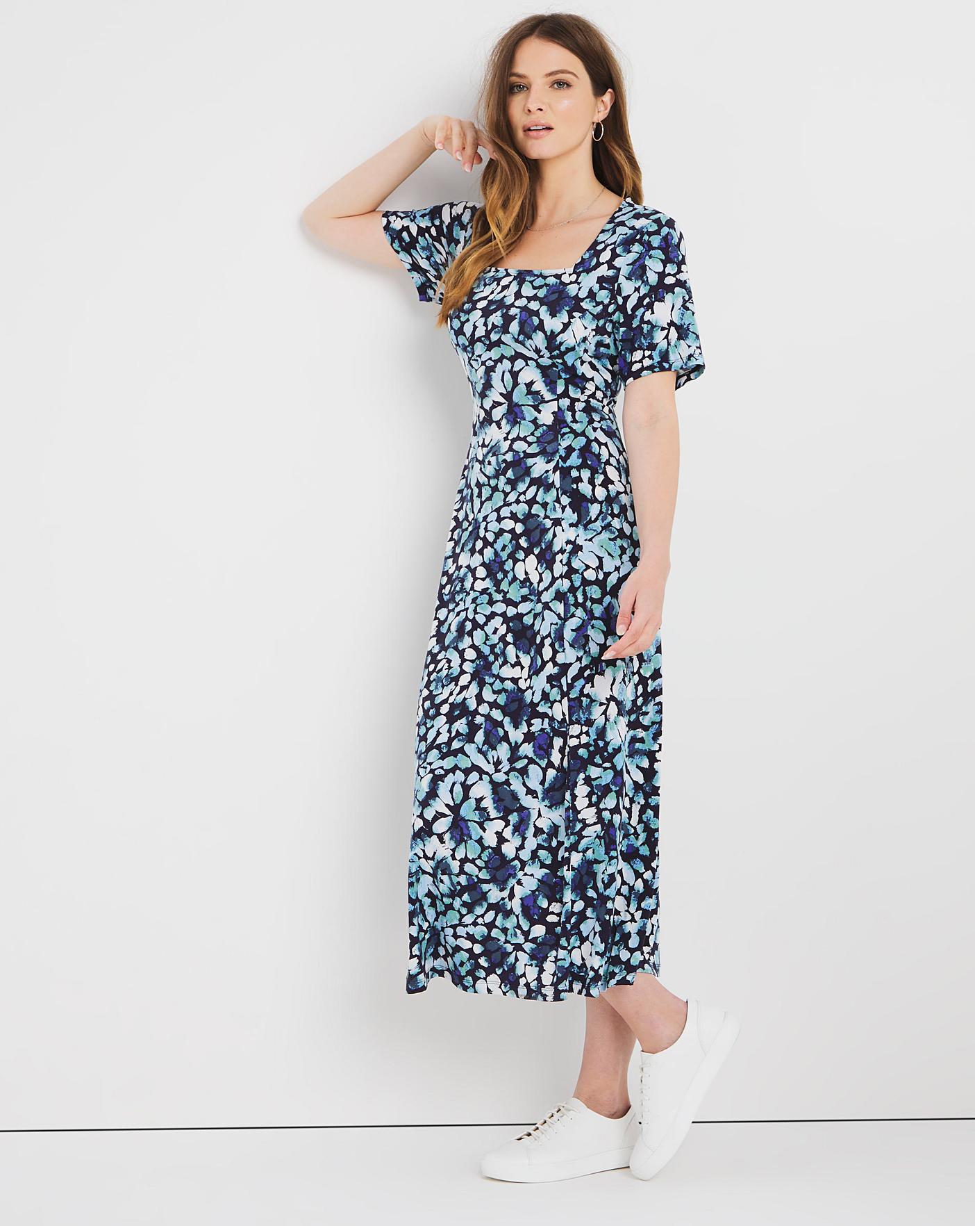 Julipa Square Neck Dress | J D Williams