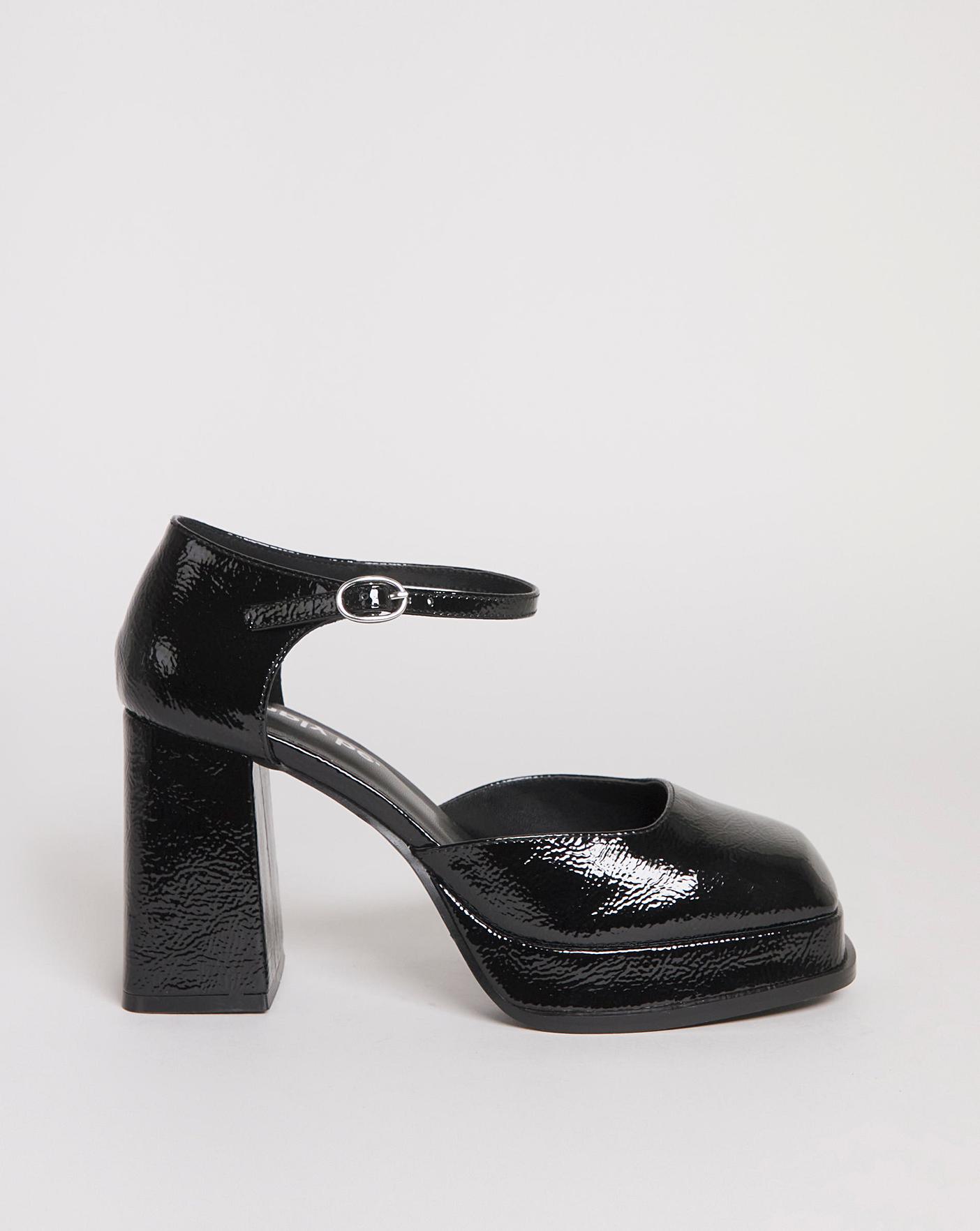 Block-heeled Mary Janes - Black - Ladies | H&M IN