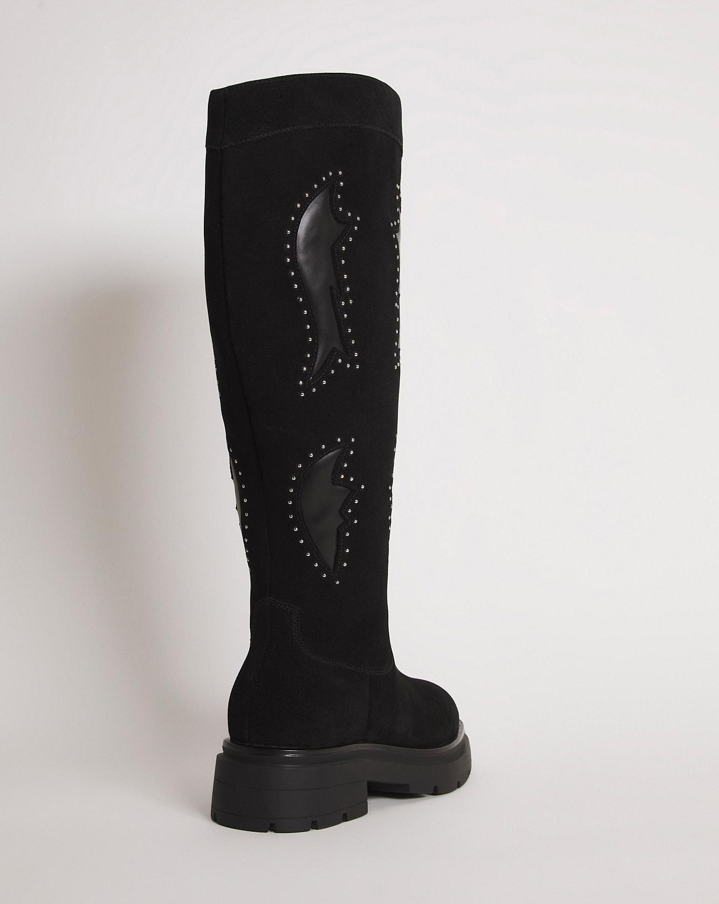 Over the knee on sale boots with studs