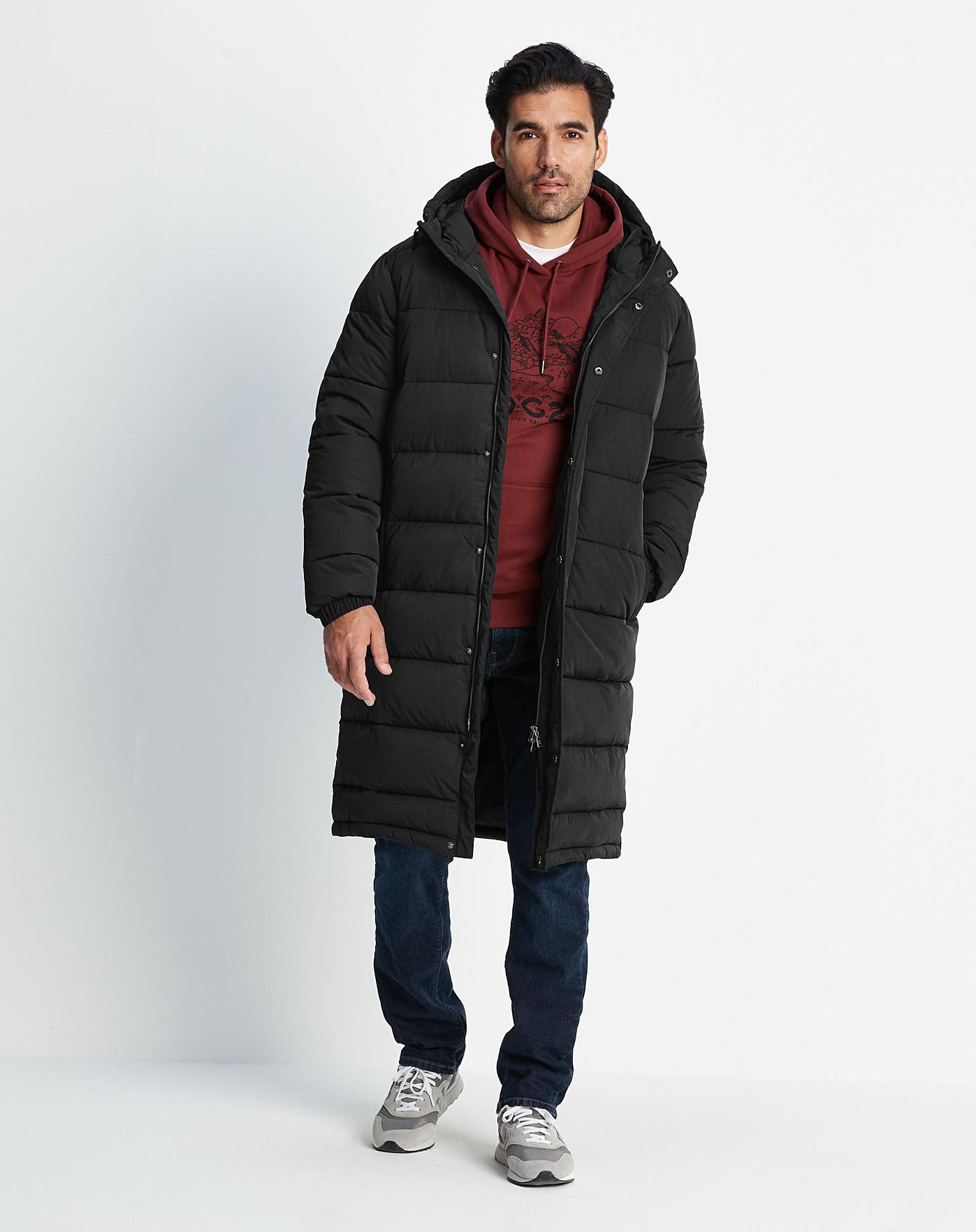 Tog24 Langrick Mens Long Padded Jacket Premier Man