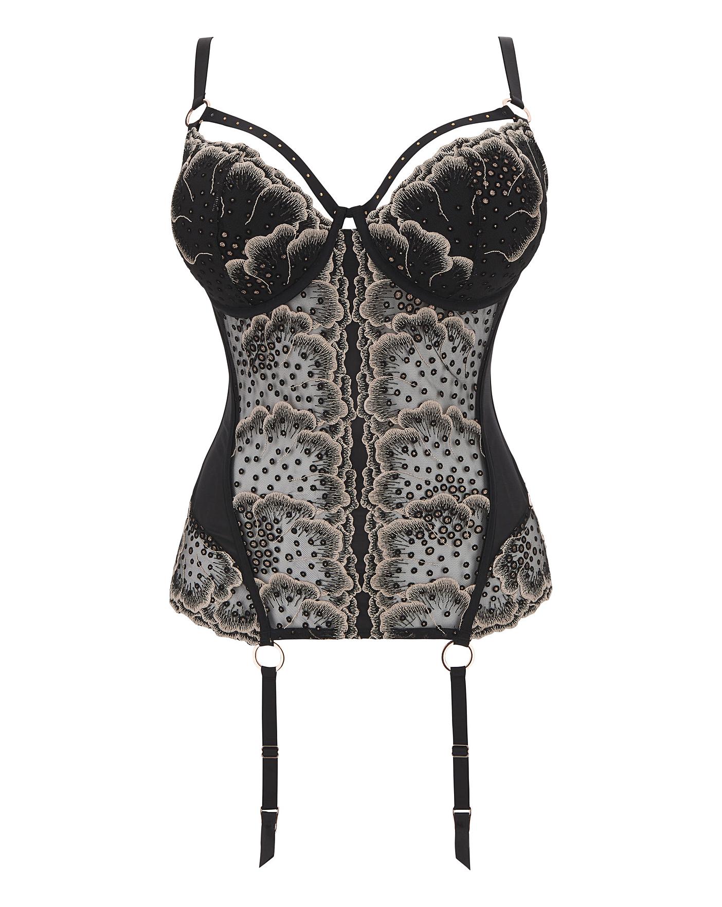 Figleaves Curve Diamond Basque | Simply Be
