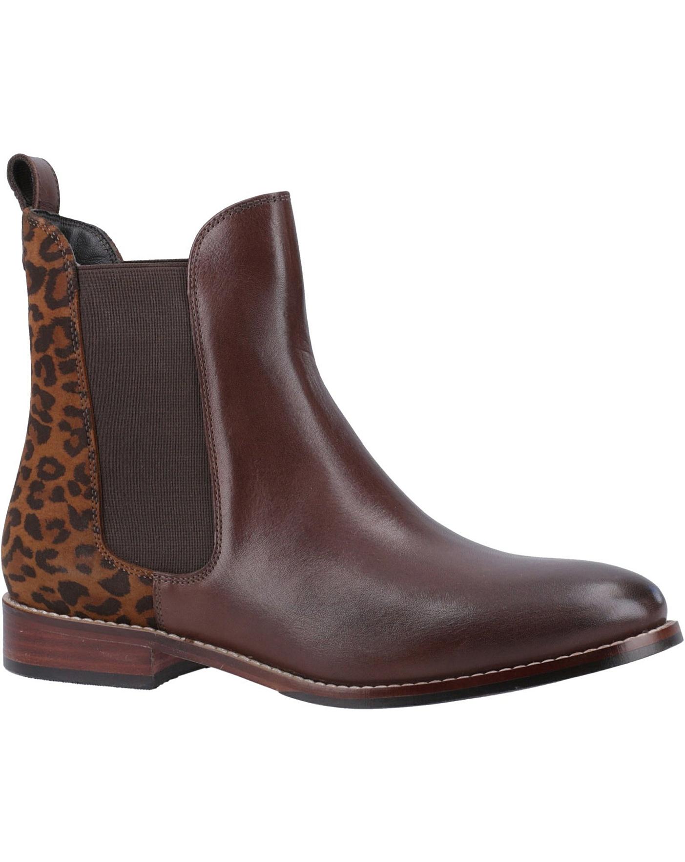 Joules westbourne 2024 boots leopard