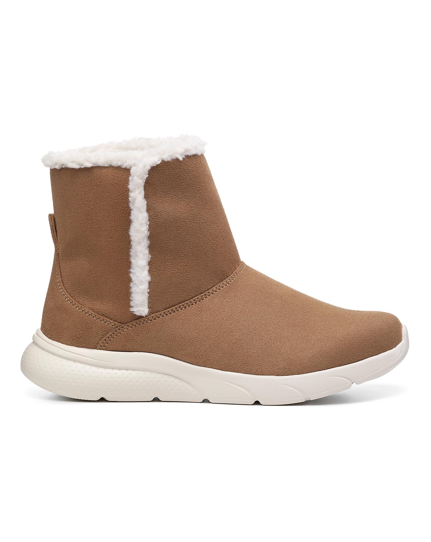 Skechers fur clearance lined ankle boots