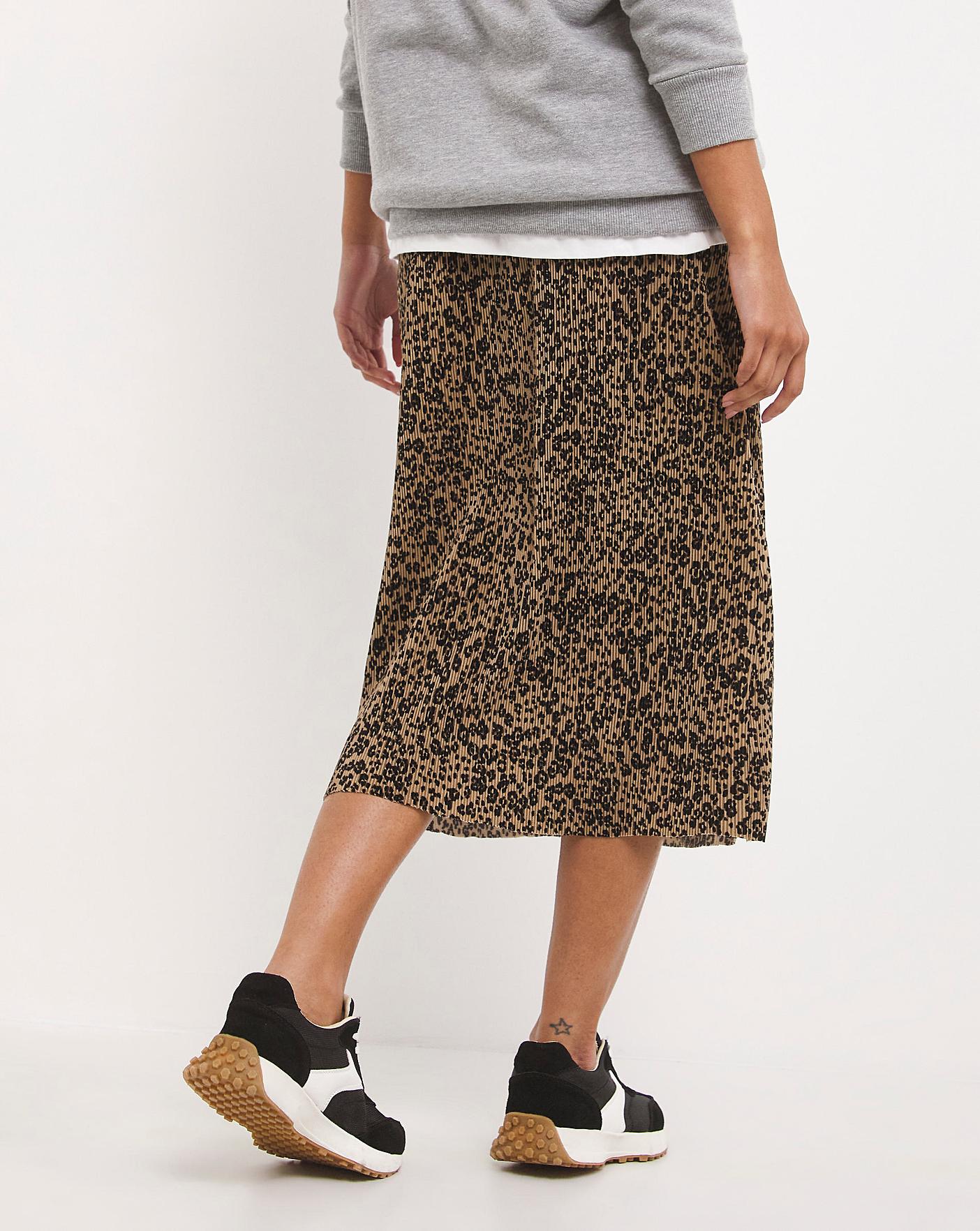 Leopard midi skirt clearance 30