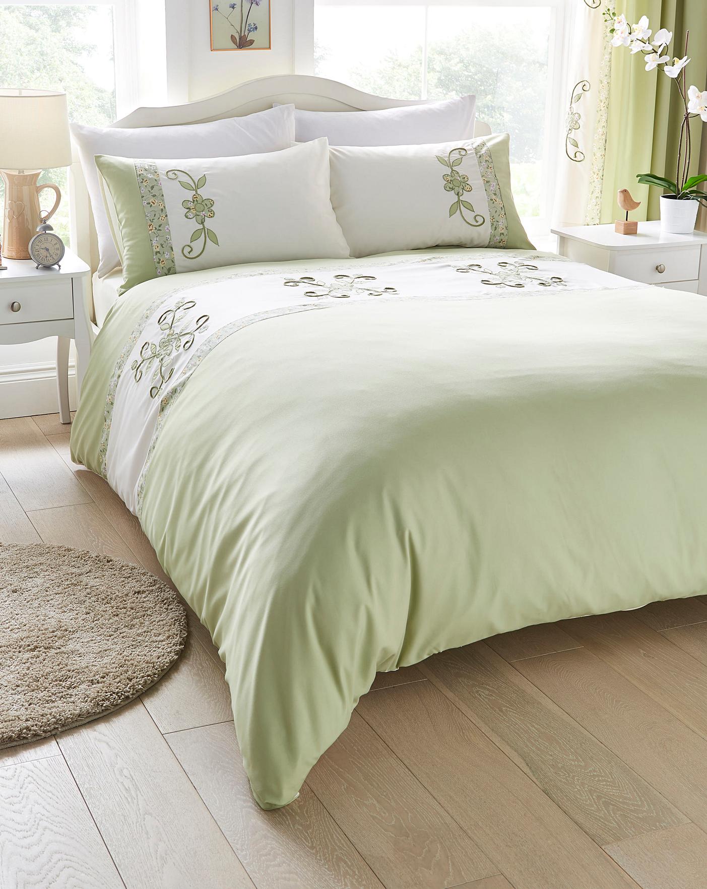 Willow Puffball Duvet Cover Set Oxendales