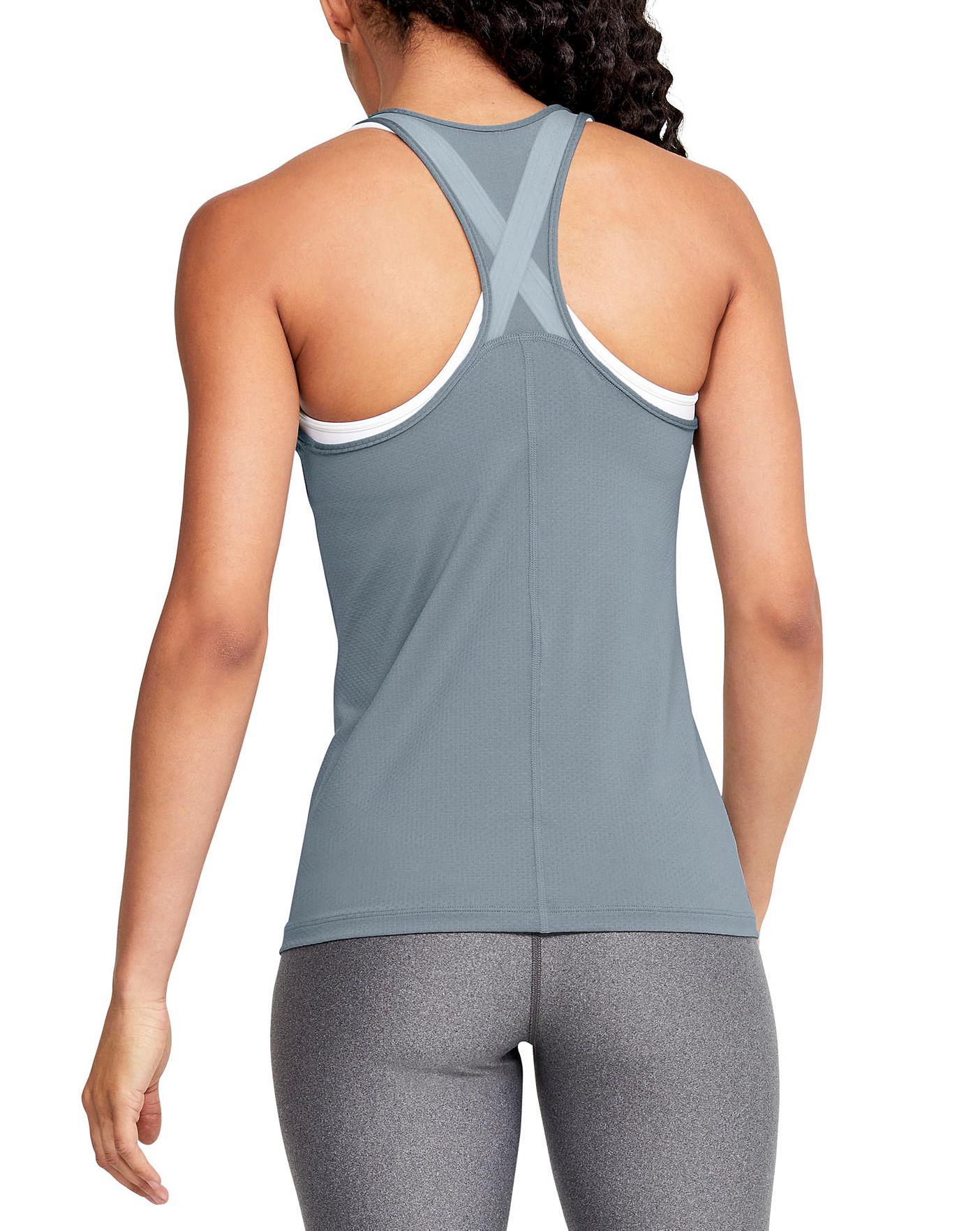 HeatGear® Armour is our original performance baselayer—the layer you put on  first and take off last. It's tight to wick away sweat and quick-drying to  keep you cool. No athlete can go
