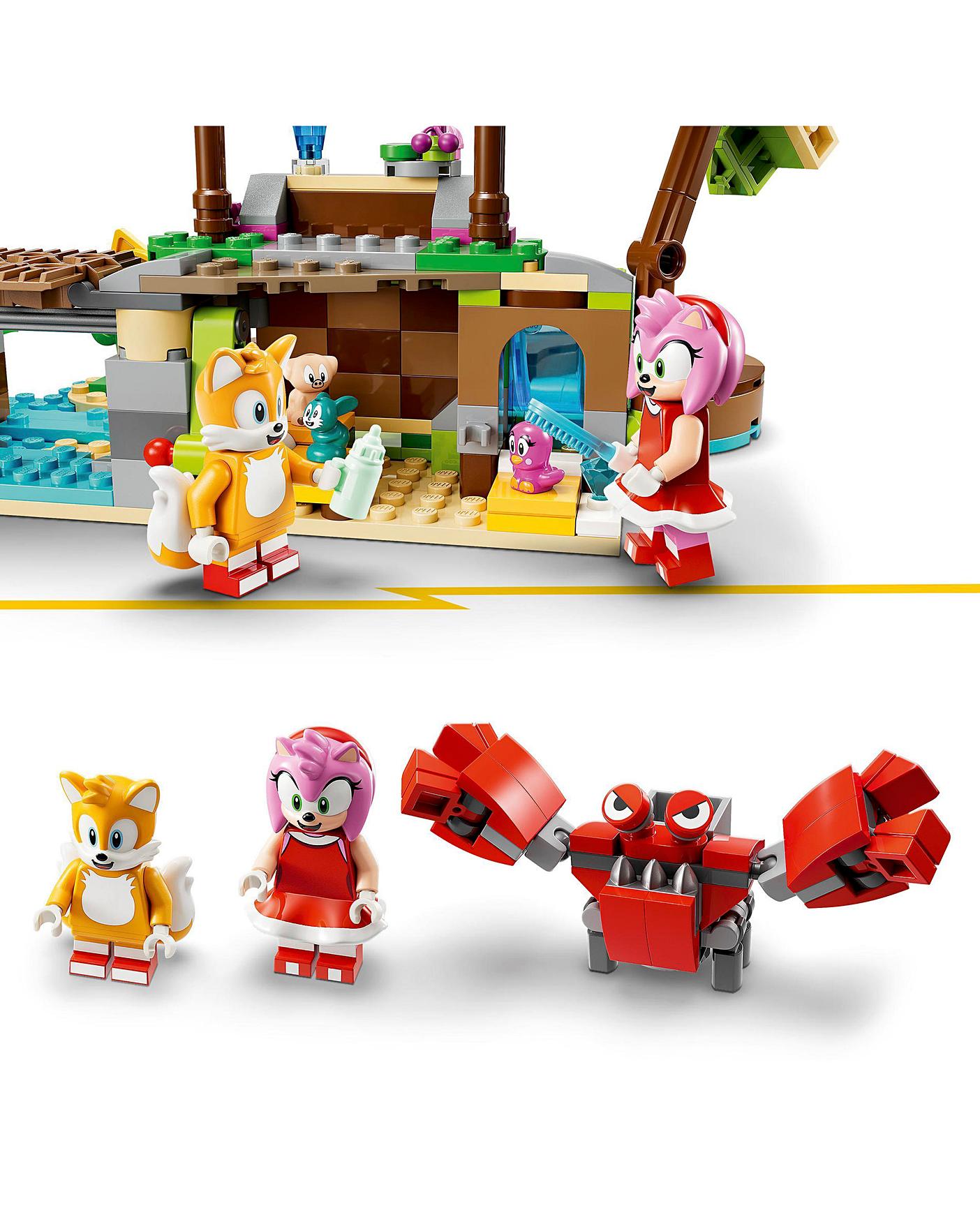 LEGO Sonic the Hedgehog Amy's Animal Rescue Island 76992 Building Toy Set,  Sonic Adventure Toy with 6 Characters and Accessories for Creative Role  Play, Fun Gift for 7 Year Old Gamers 