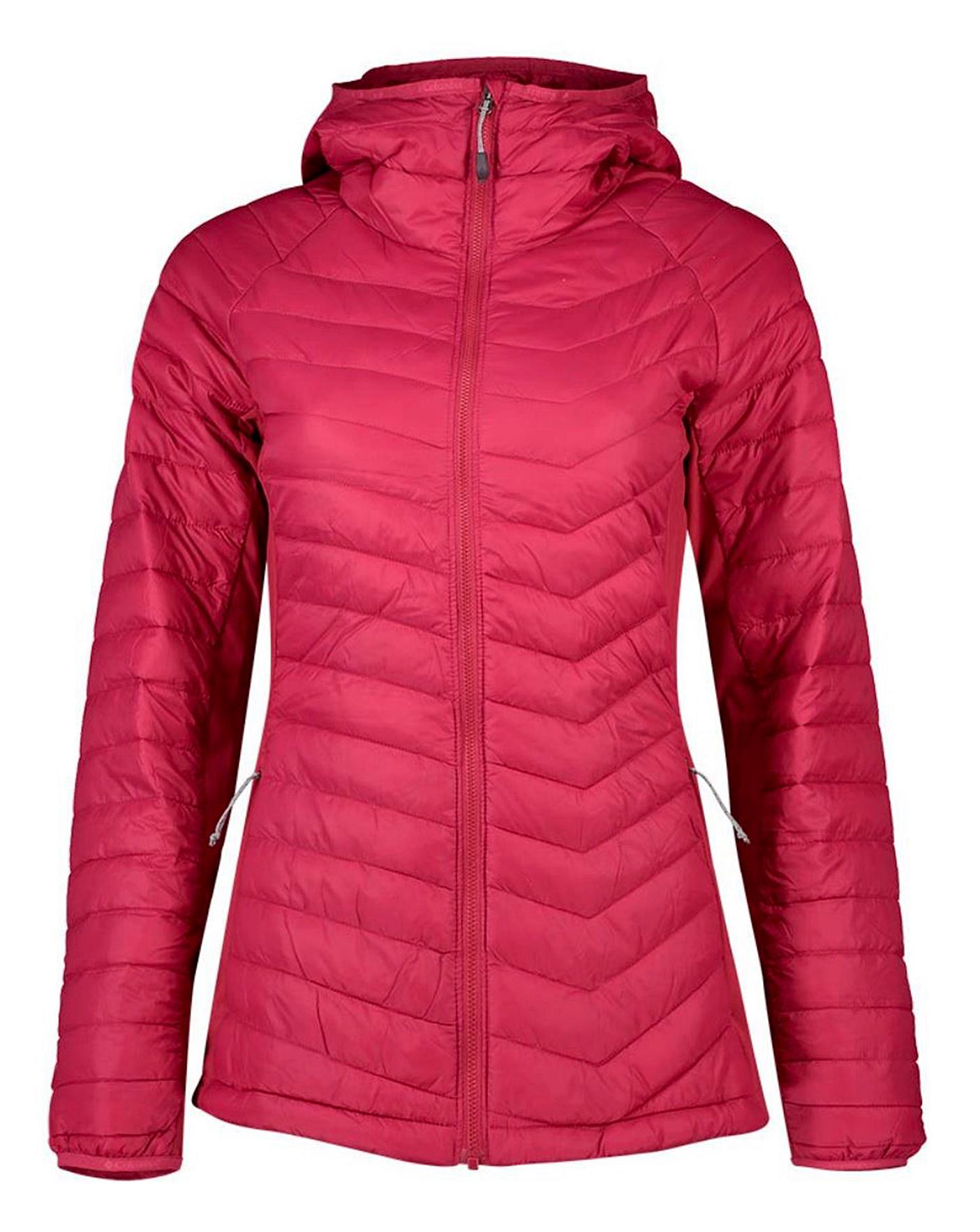 Columbia powder pass hooded hotsell jacket womens